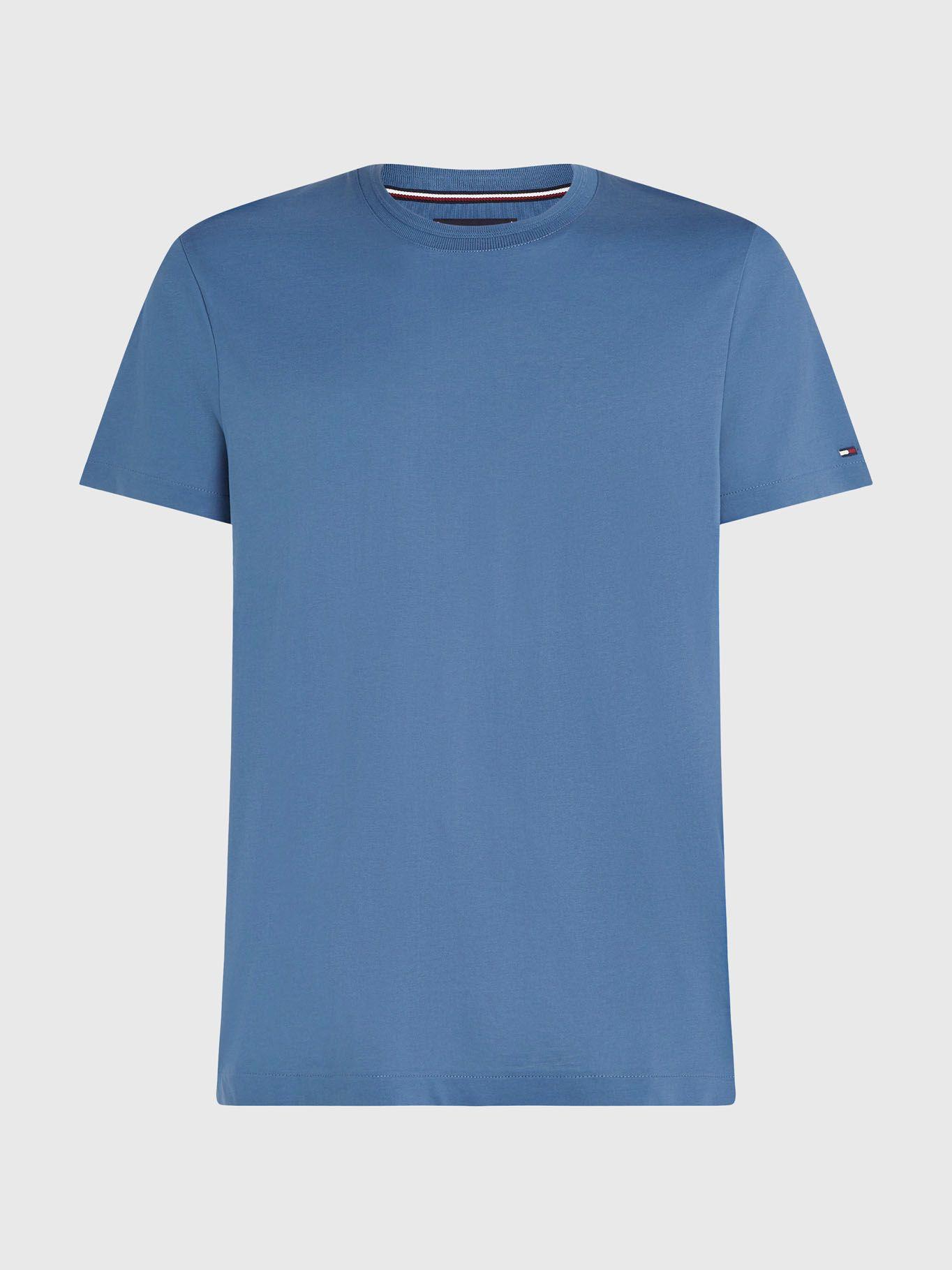 Polera Essential De Punto Azul Tommy Hilfiger-4