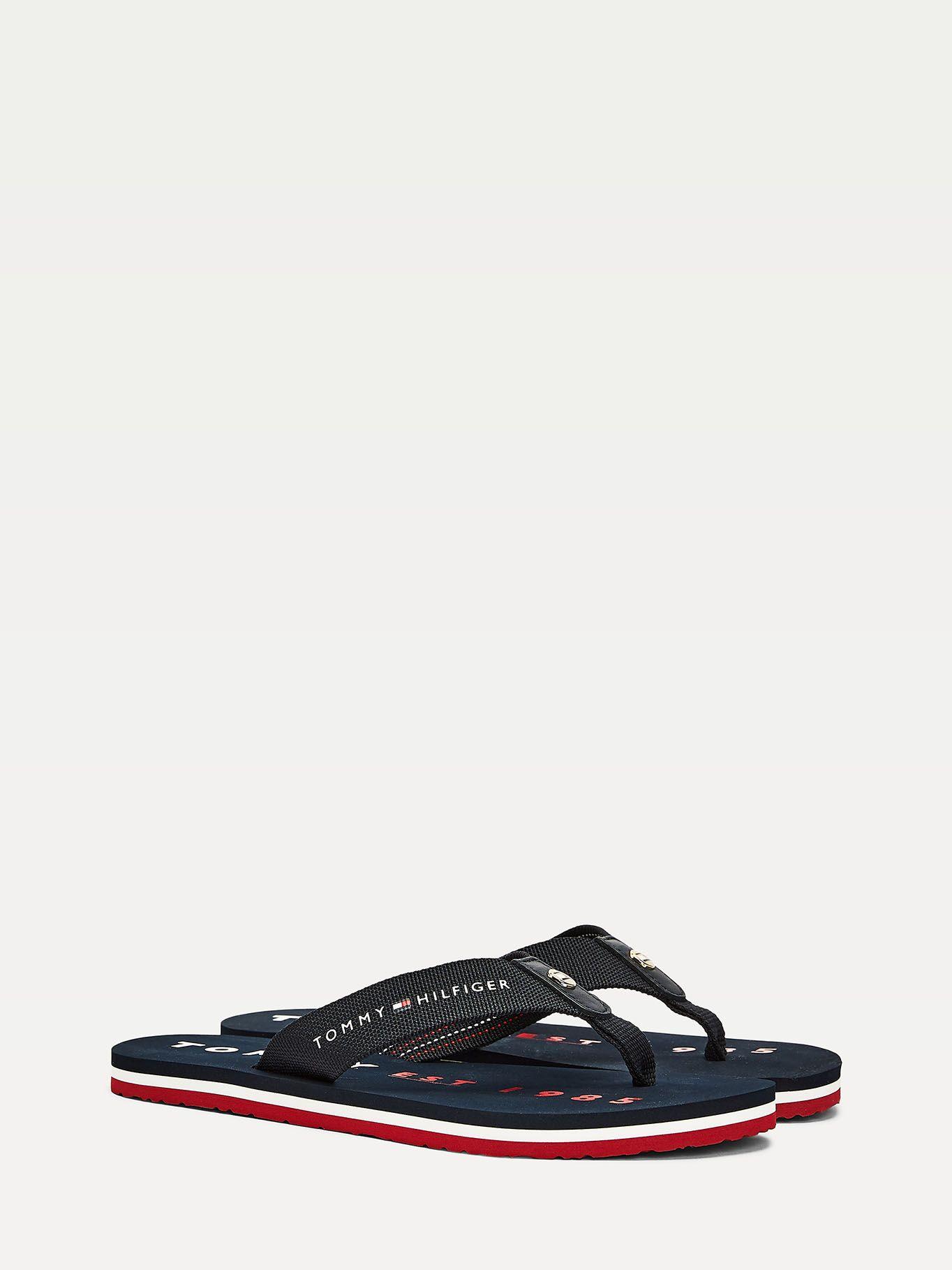 Sandalias De Playa Iconic Azul Tommy Hilfiger-0