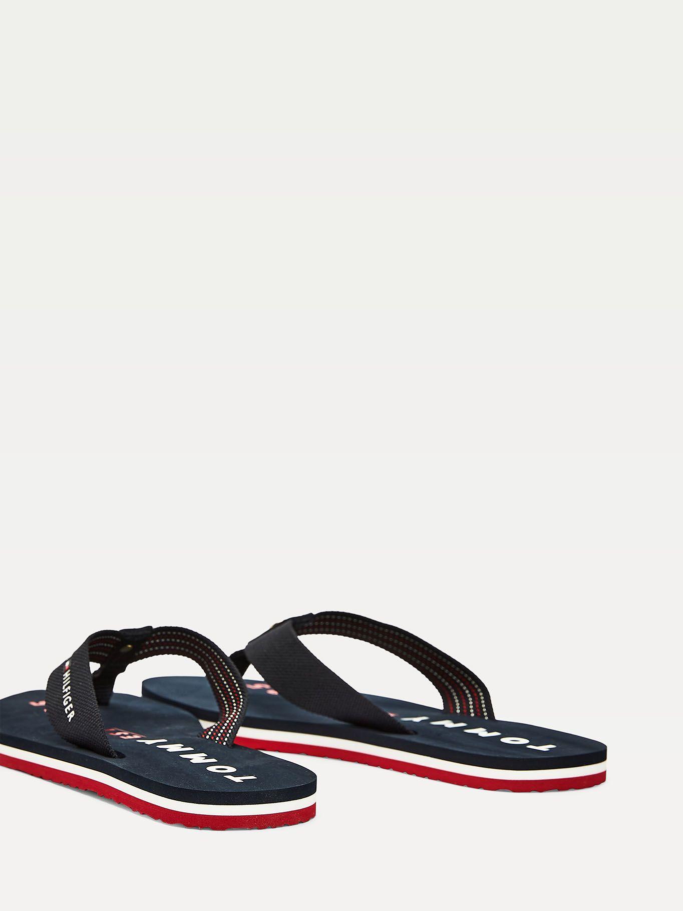 Sandalias De Playa Iconic Azul Tommy Hilfiger-1