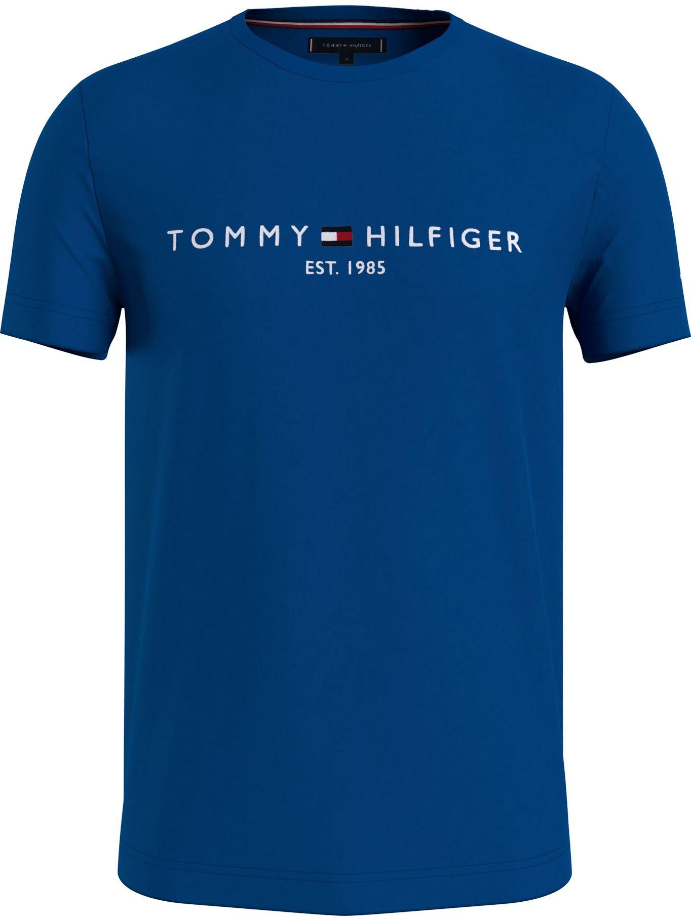 Polera Logo Slim Fit Azul C5K Tommy Hilfiger-0