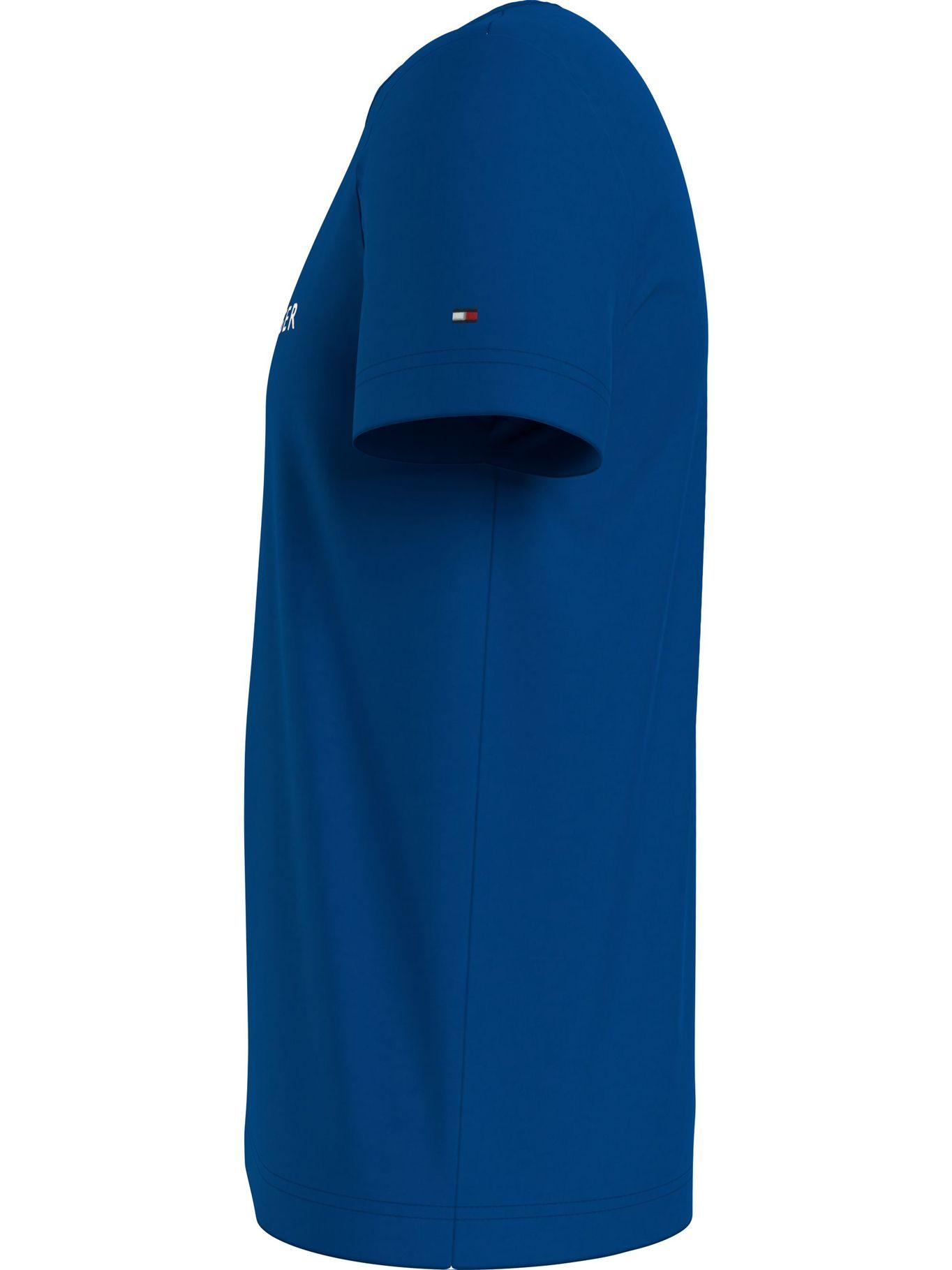 Polera Logo Slim Fit Azul C5K Tommy Hilfiger-3