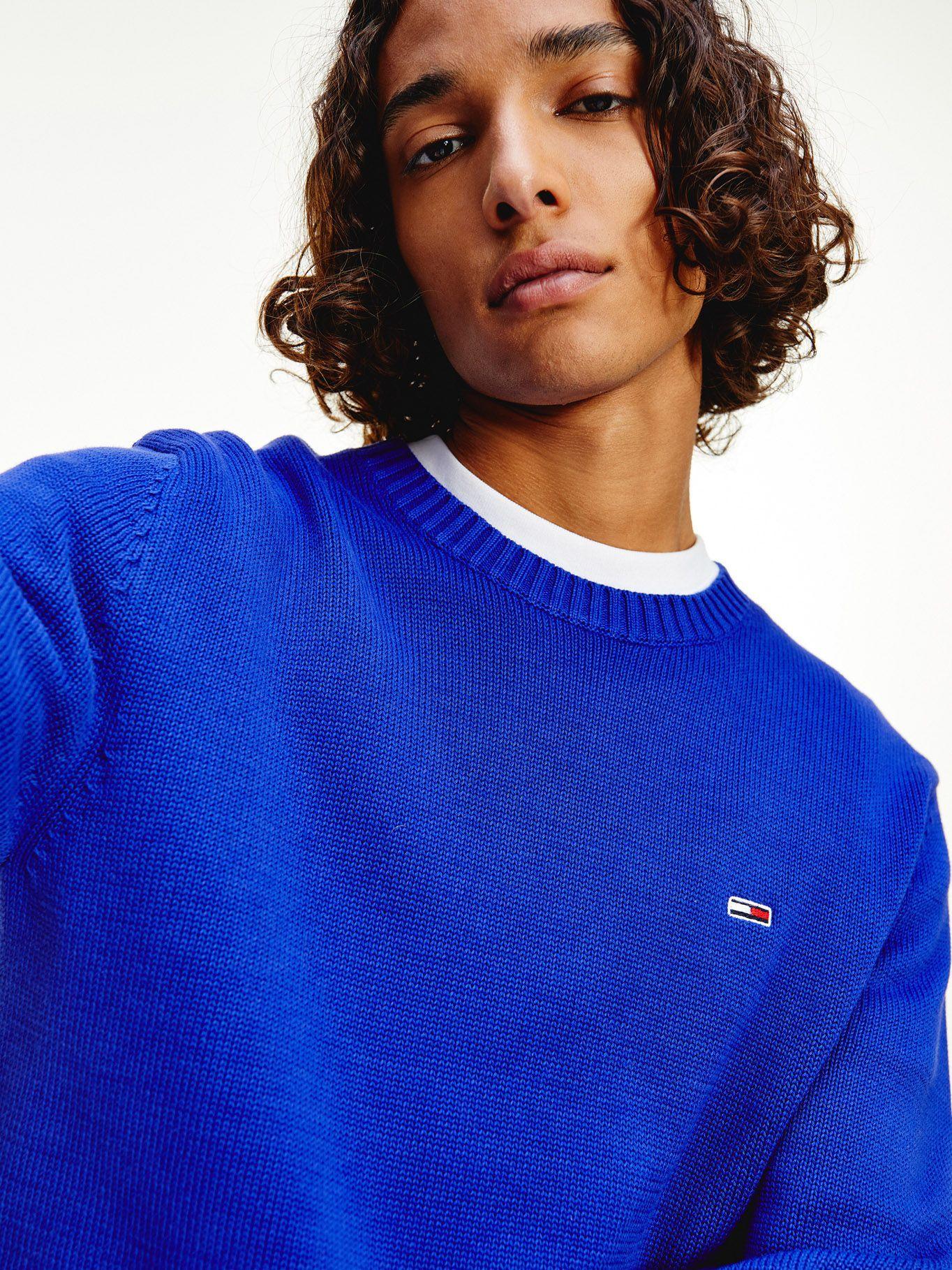 Sweater C-Neck Essential Azul Tommy Jeans E2-2