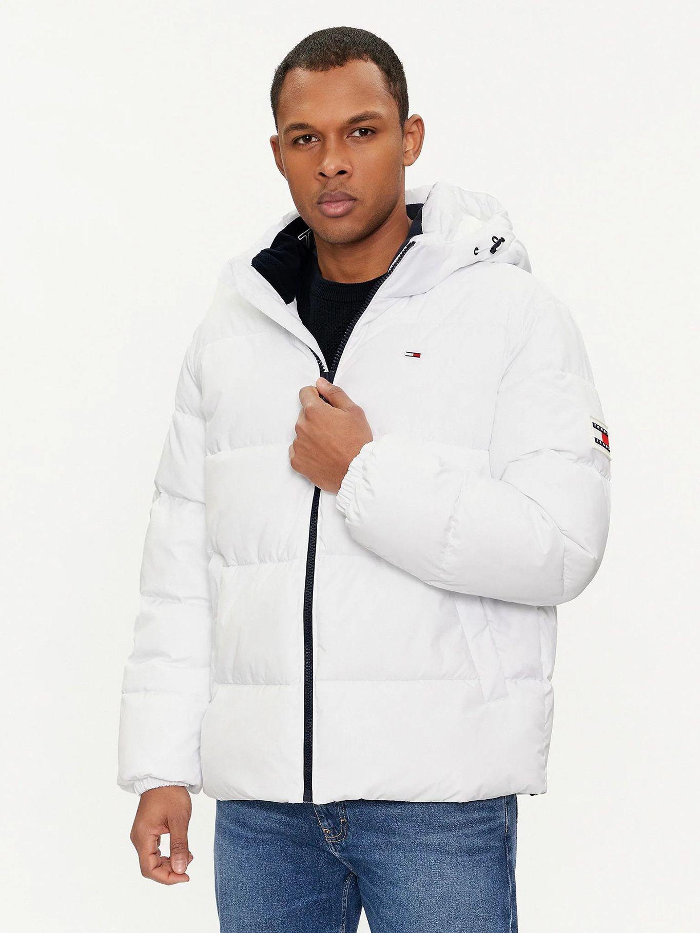 PARKA ESSENTIAL LOGO BLANCO TOMMY HILFIGER-0