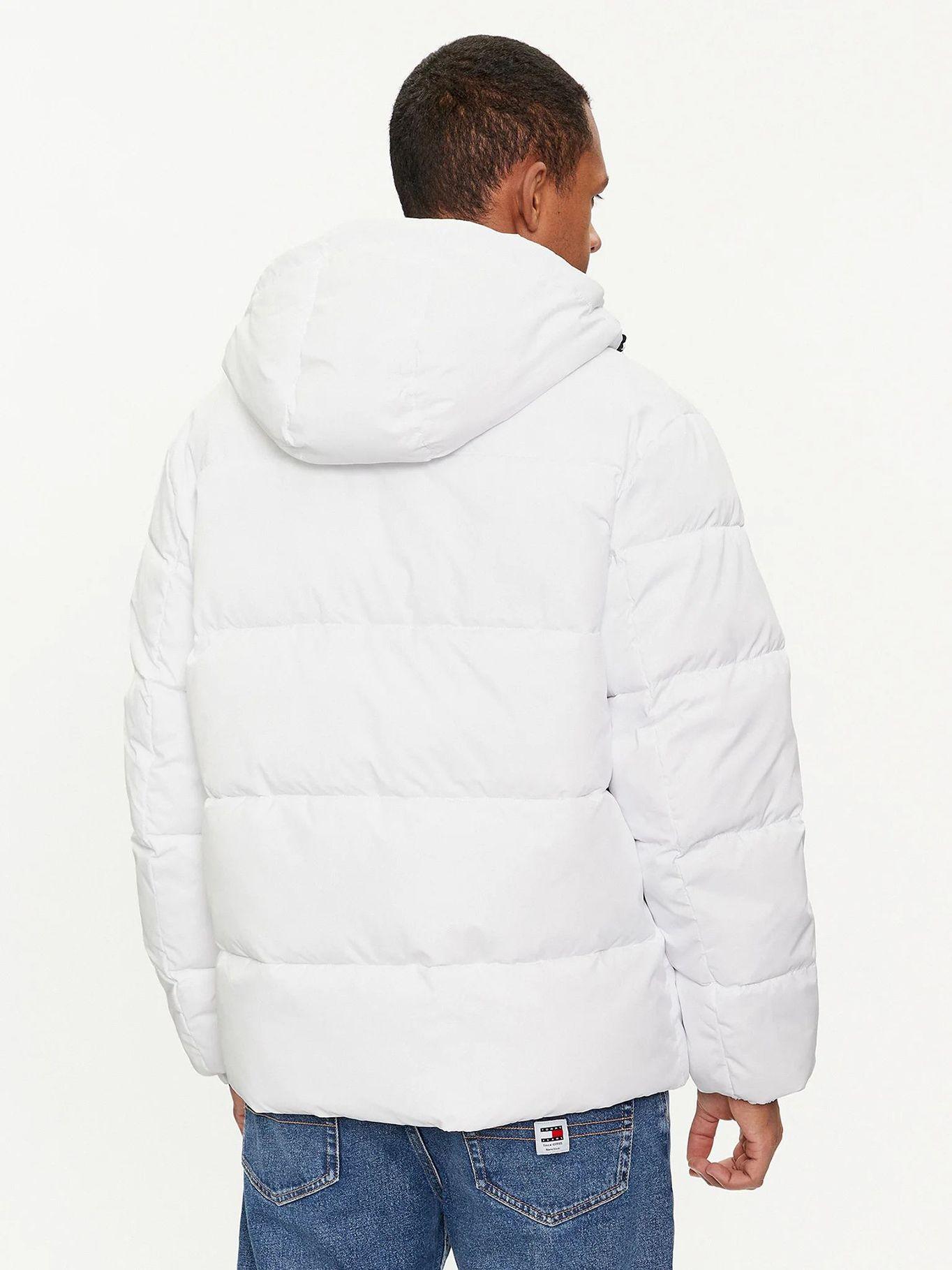PARKA ESSENTIAL LOGO BLANCO TOMMY HILFIGER-2