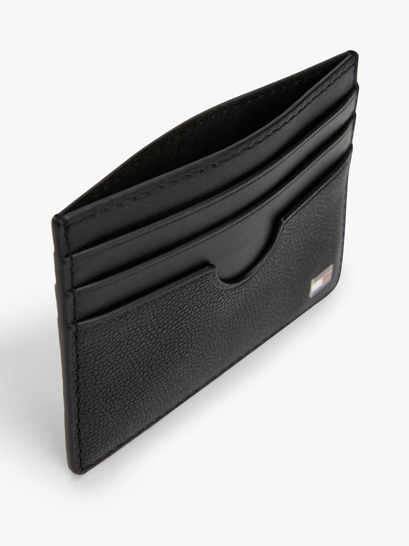 Tarjetero Flag De Cuero Con Logo Negro Tommy Hilfiger-3