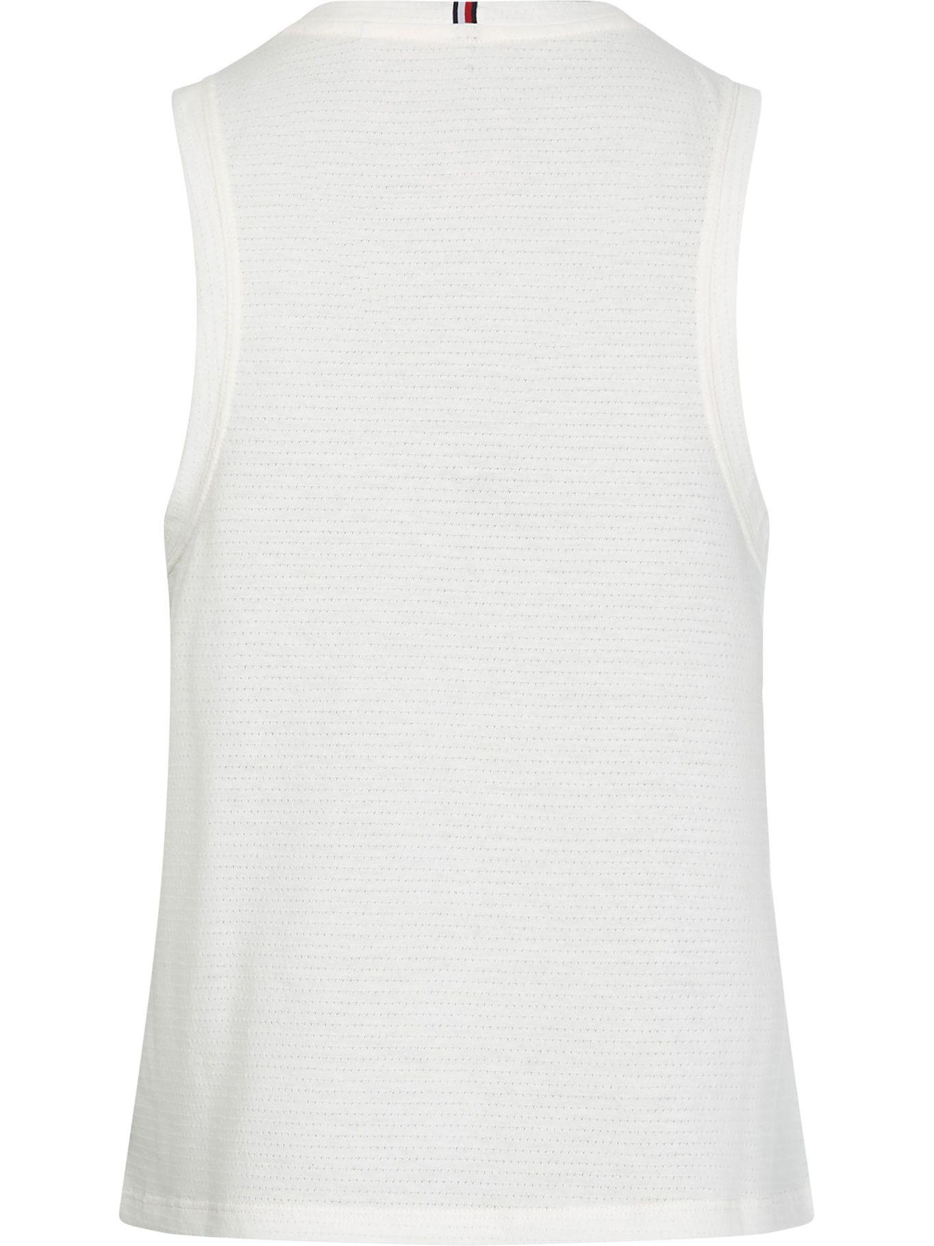 Polera Sports De Malla Blanco Tommy Hilfiger-1