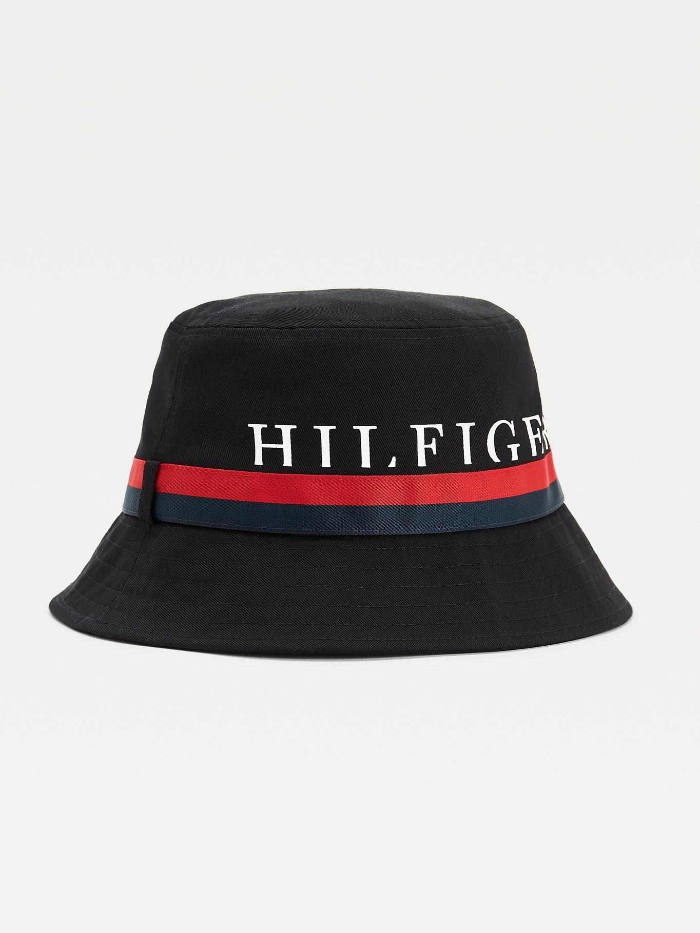 Gorro Bucket Prep Negro Tommy Hilfiger A2-0