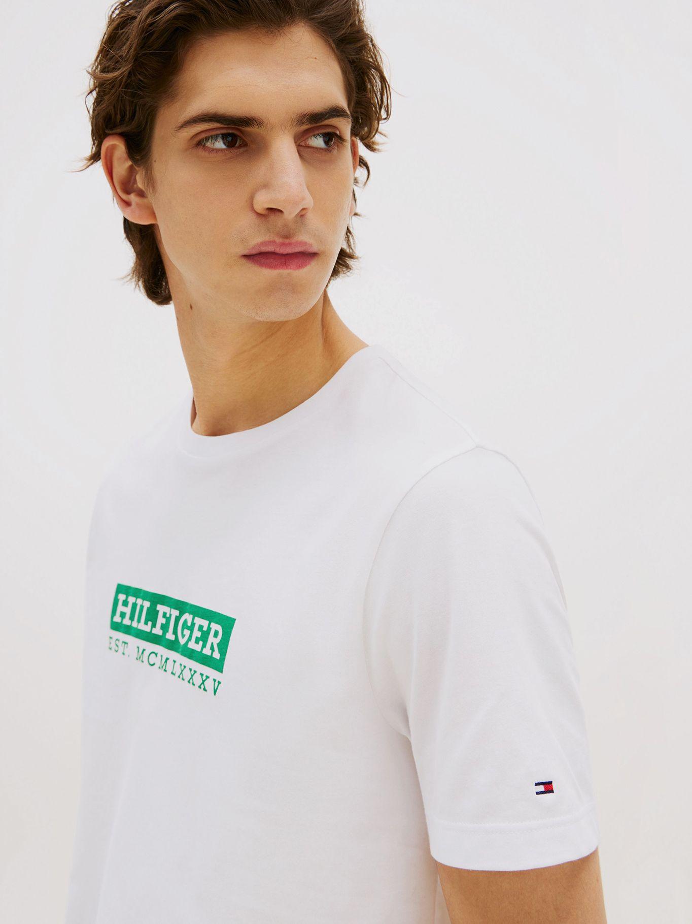 Polera Colour To Colour Logo Blanco Tommy Hilfiger-3