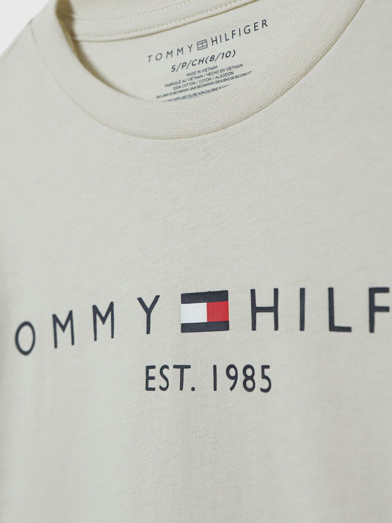 Polera Con Logo Est.1985 Blanco Tommy Hilfiger-3