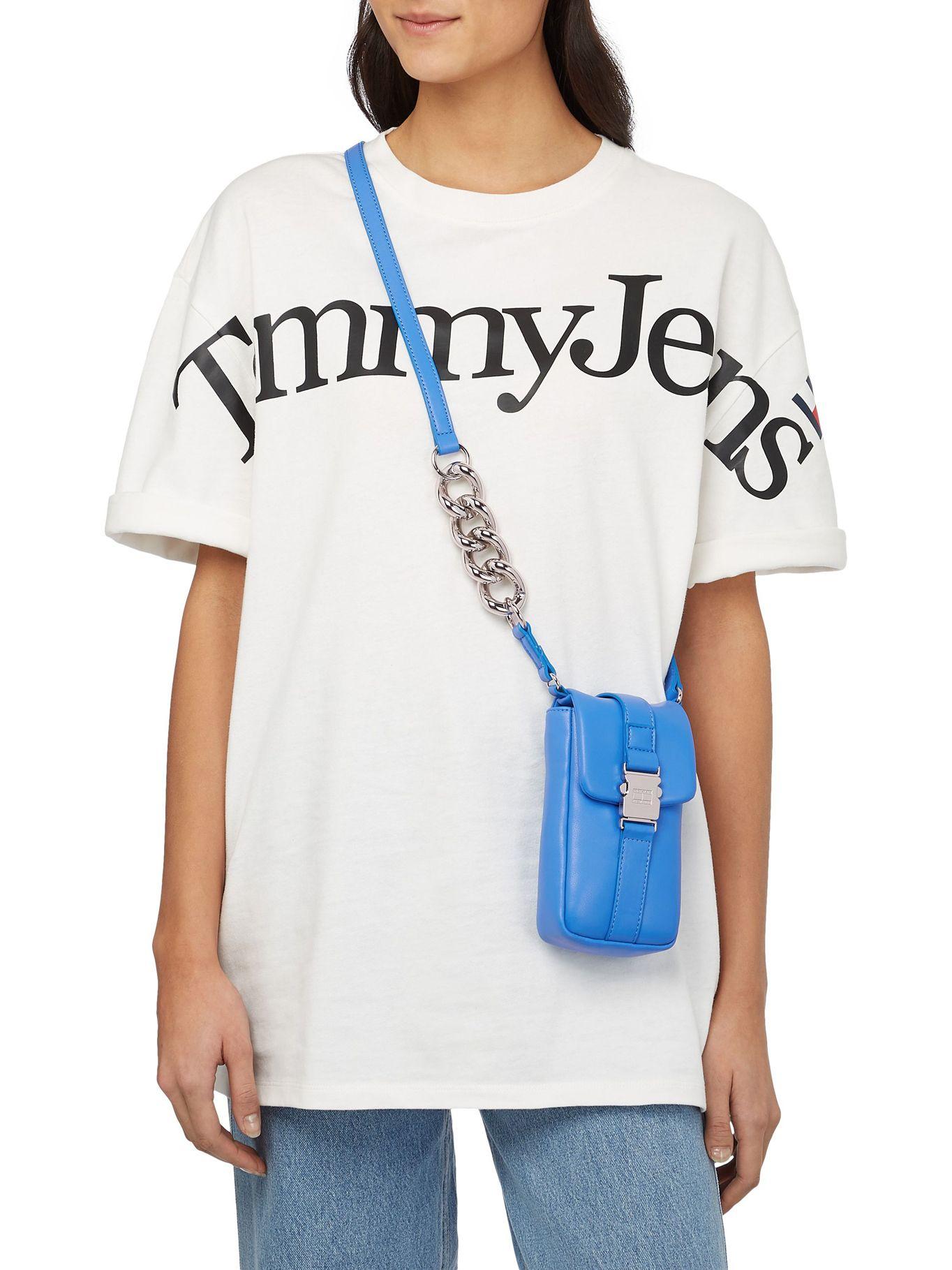 Mini Bolso Iconic Con Cadena Azul Tommy Hilfiger-1