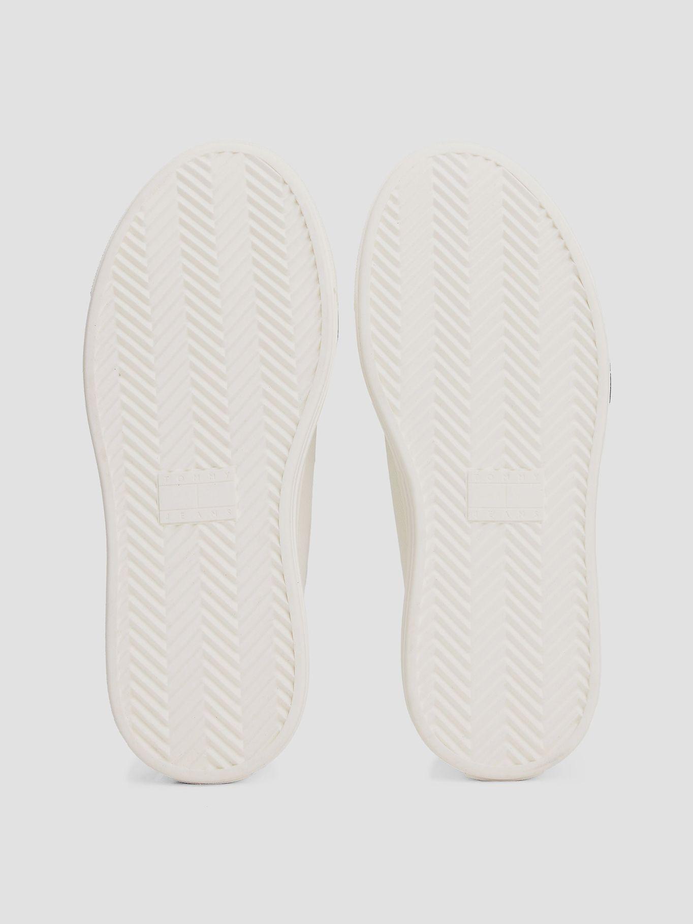 Zapatillas De Plataforma De Denim Blanco Tommy Jeans-3