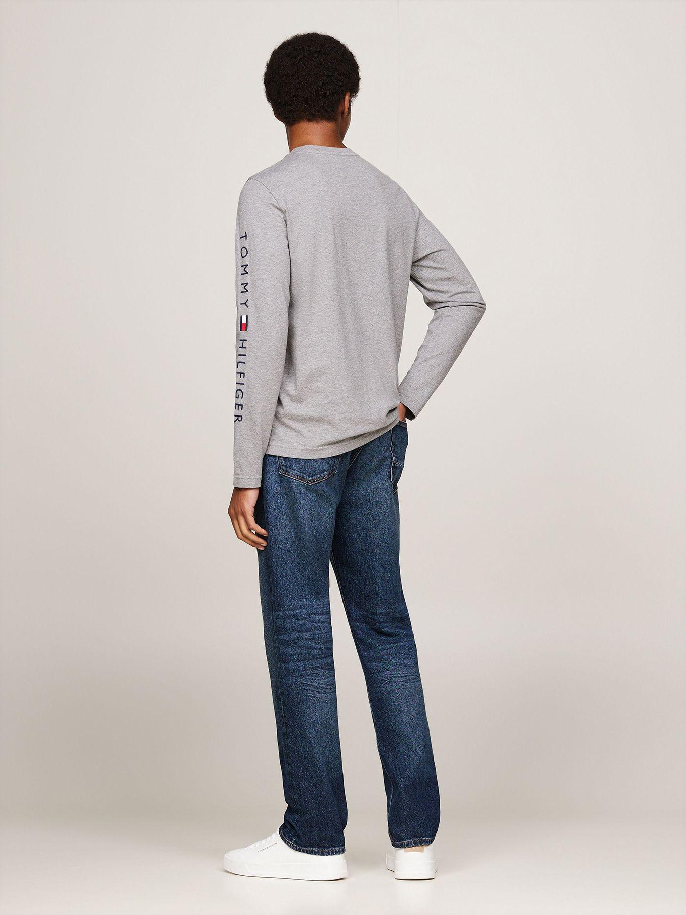 Polera Essential Flag Logo Gris Tommy Hilfiger-2