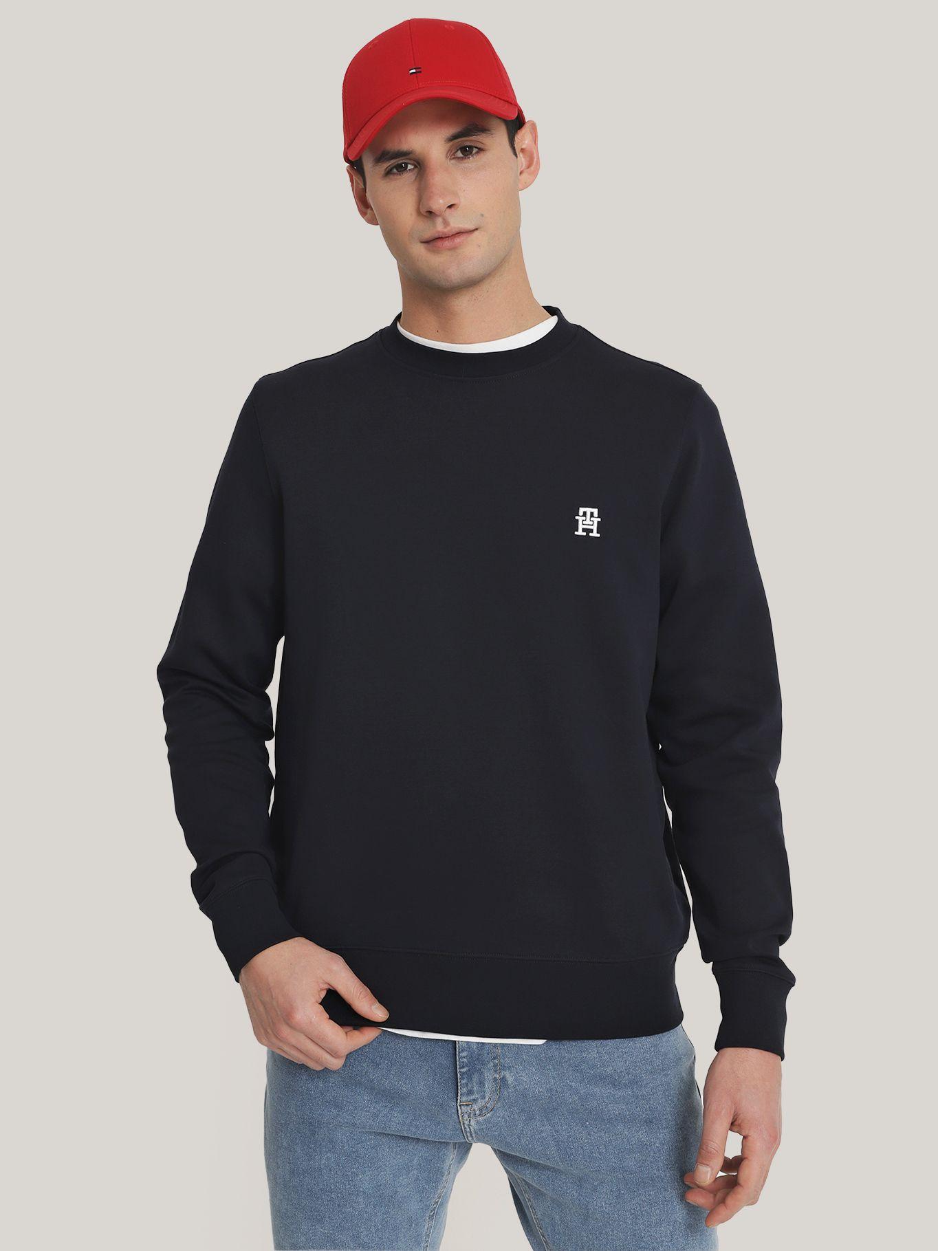 Polerón Logo Monogram Azul Tommy Hilfiger-0