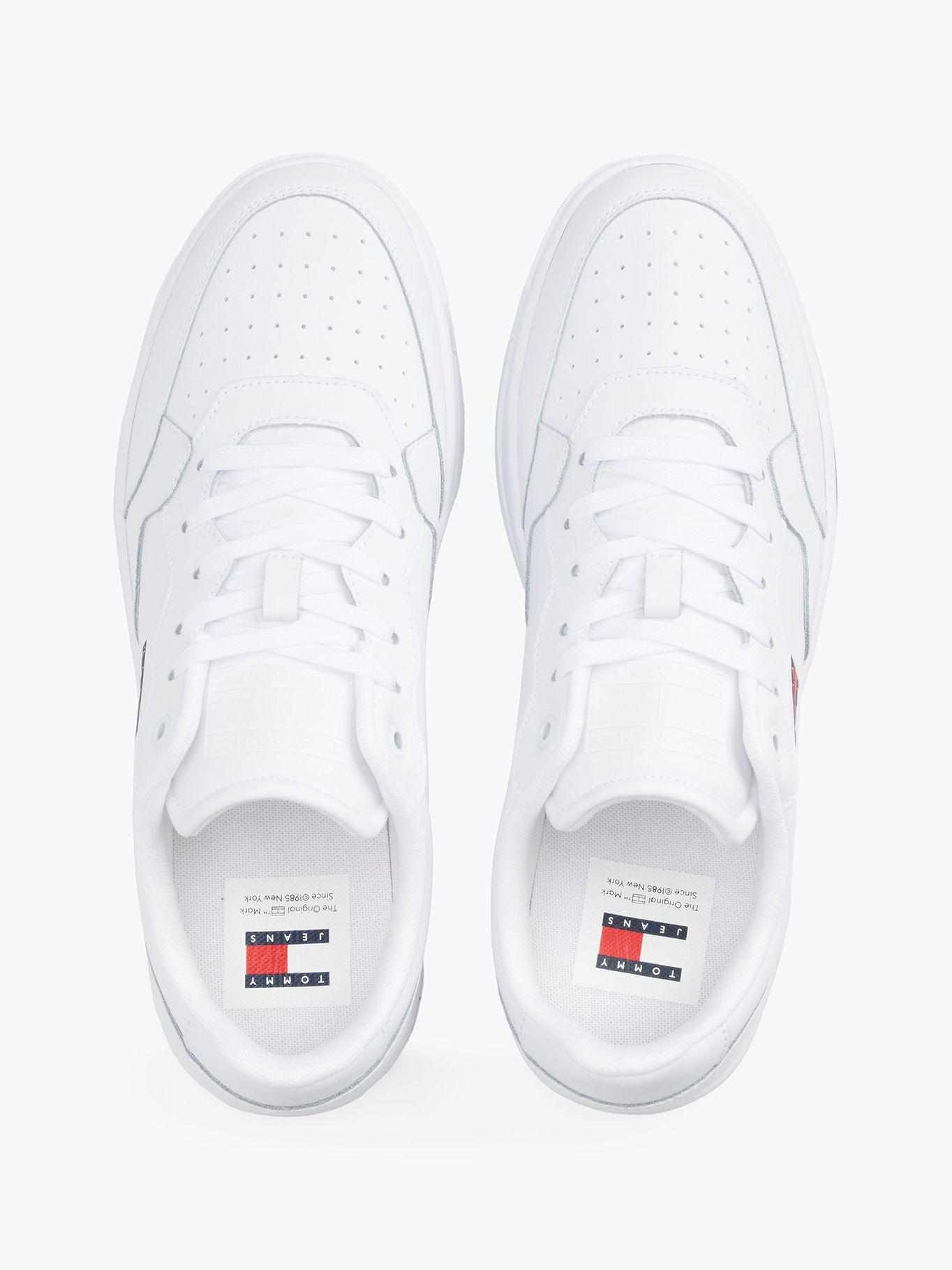 Zapatillas Retro De Cuero Blanco Tommy Jeans-2