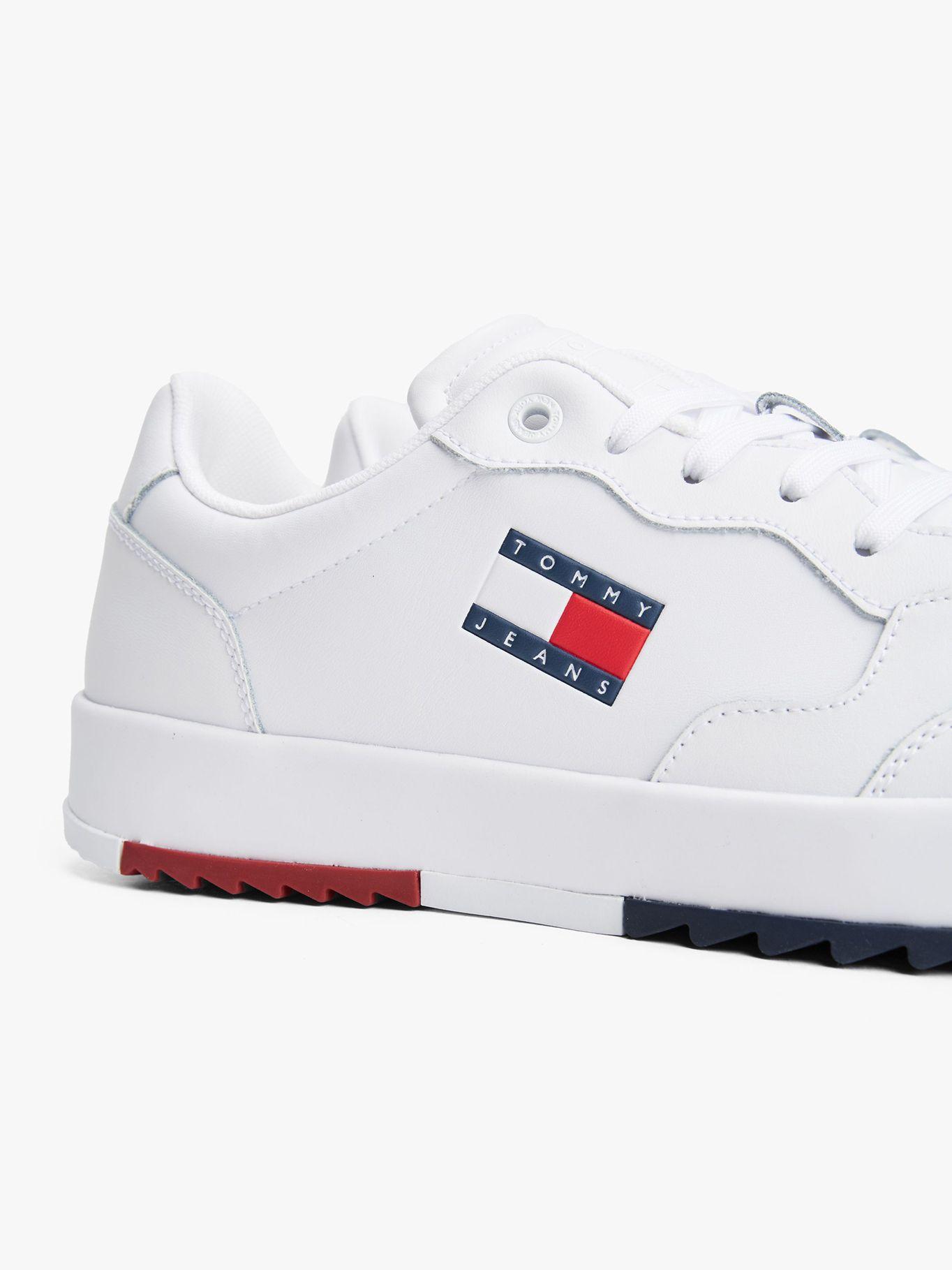 Zapatillas Retro De Cuero Blanco Tommy Jeans-6