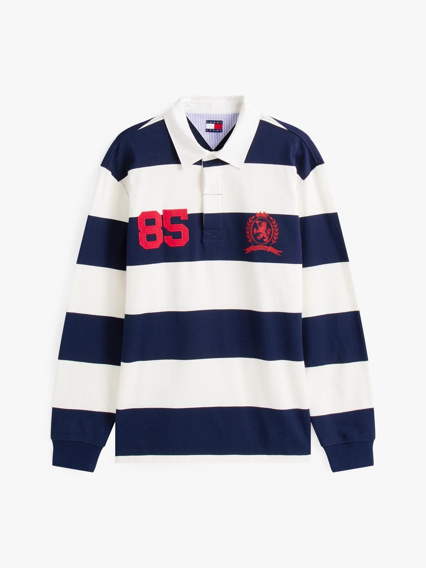 Polo De Rugby A Rayas Relaxed Fit Azul Tommy Jeans-5