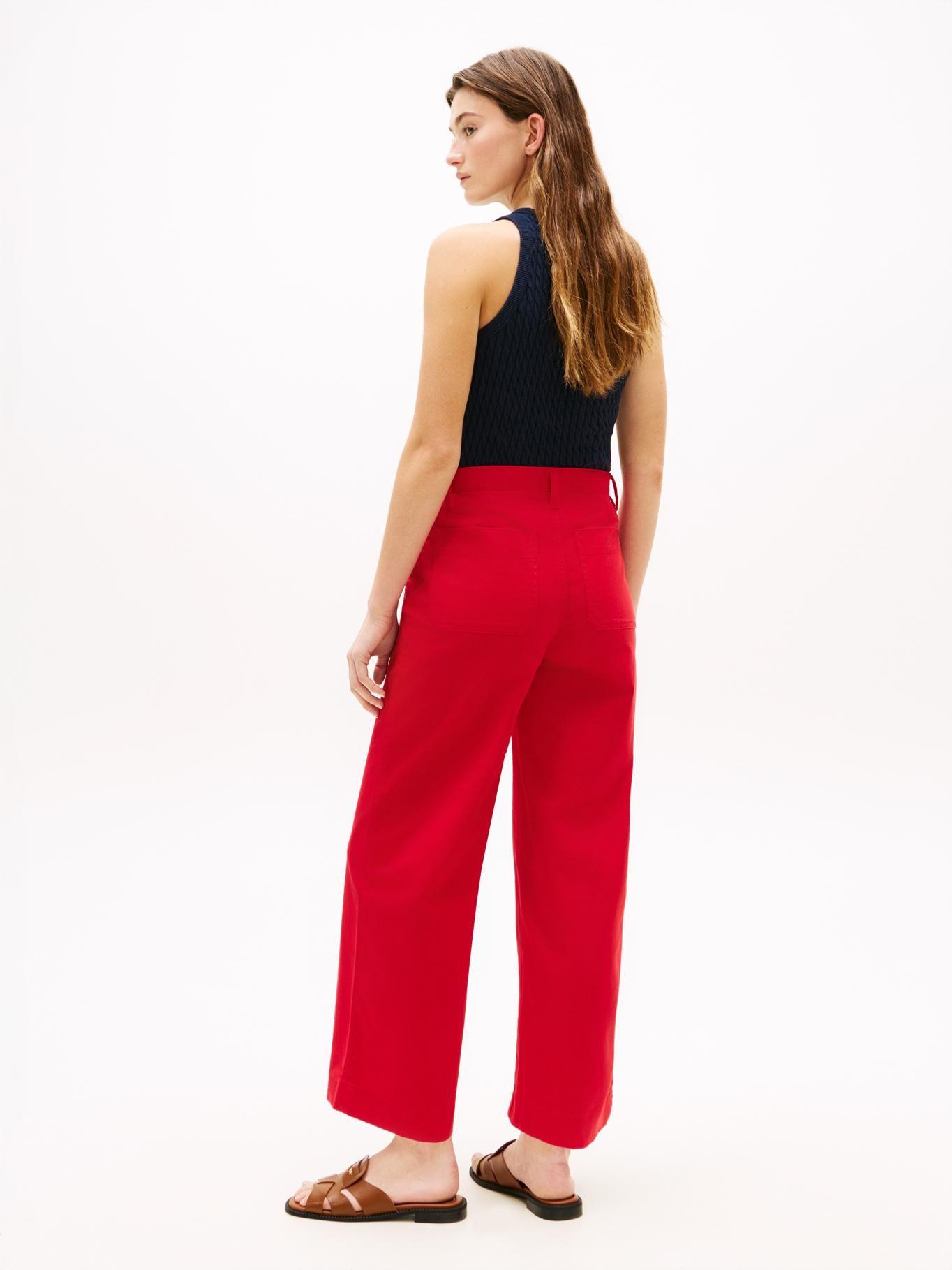 Pantalón Twill Con Bolsillos-2