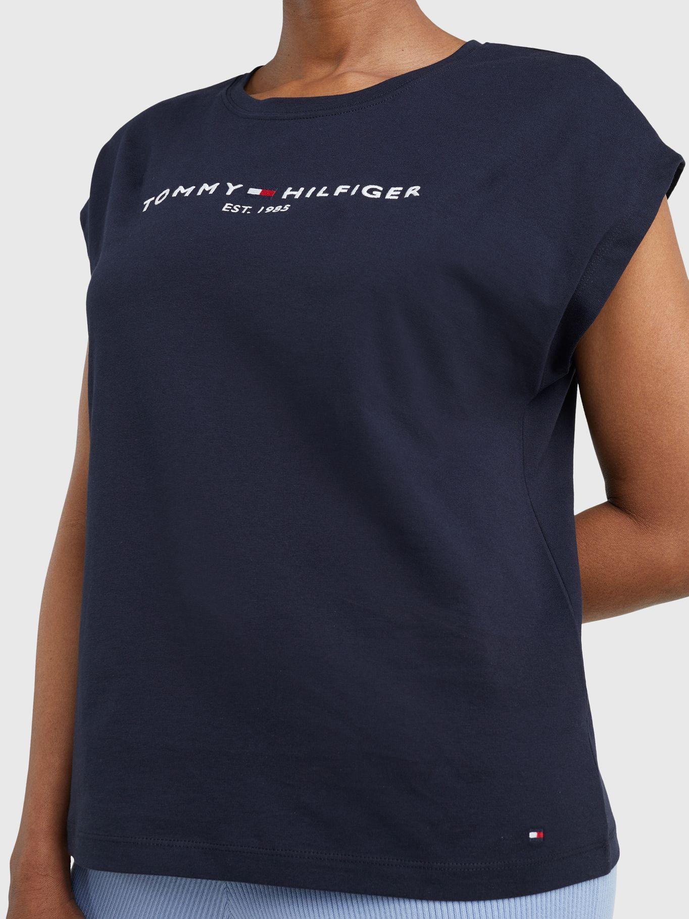 Polera Established 1985 Logo Azul Tommy Hilfiger-0