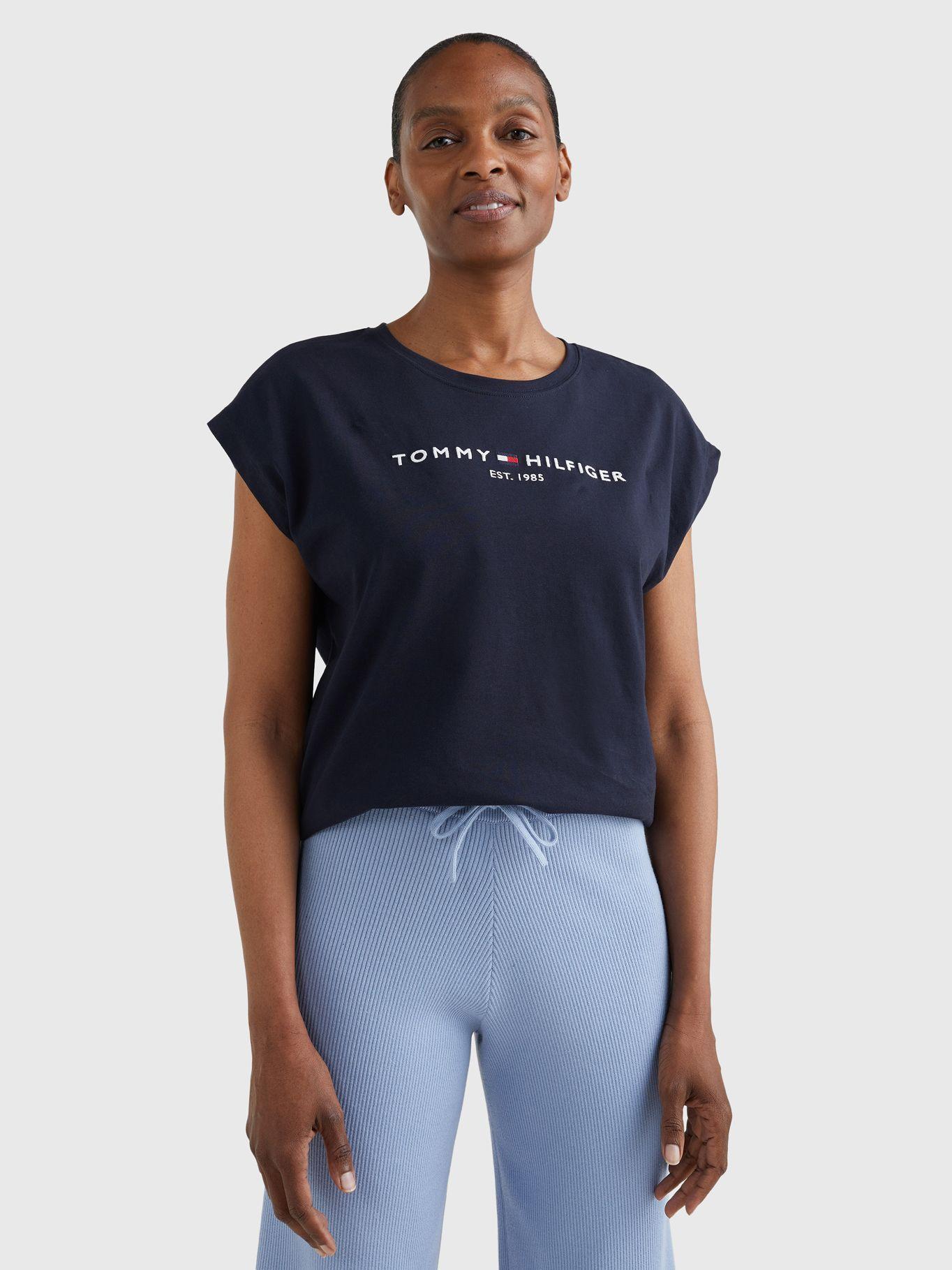 Polera Established 1985 Logo Azul Tommy Hilfiger-2