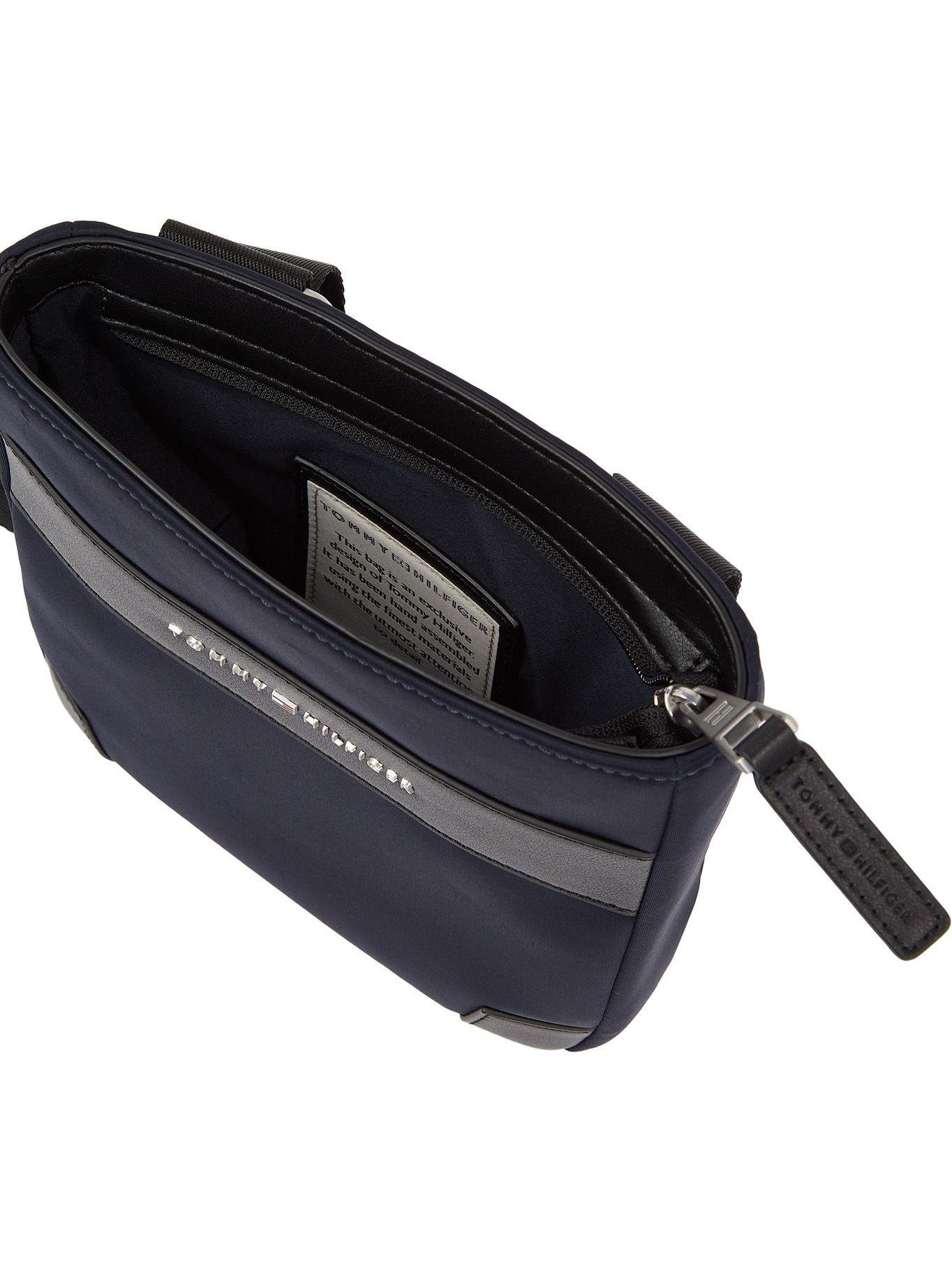 Bolso Crossover Urban Con Logo Azul Tommy Hilfiger-3