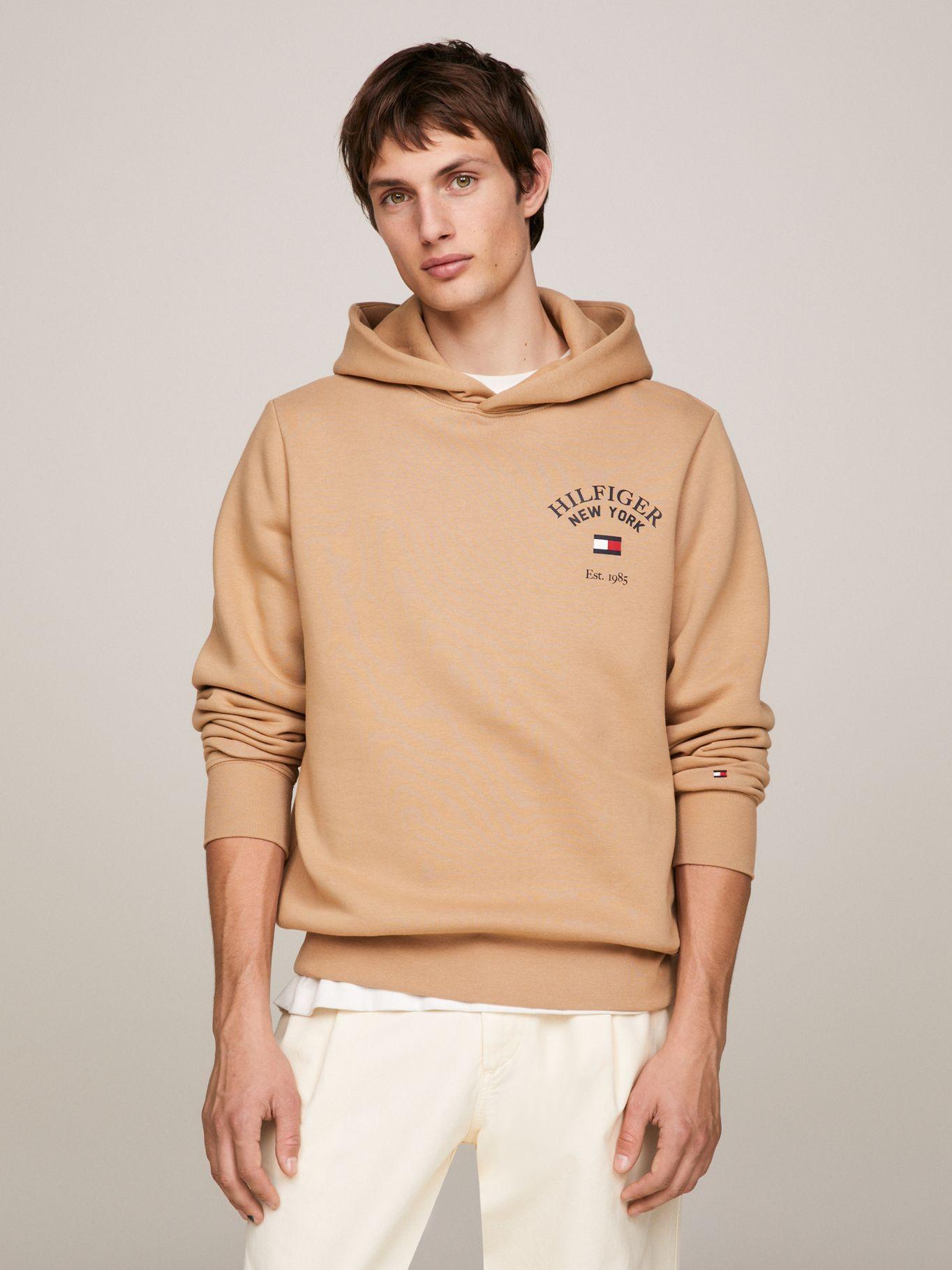 POLERÓN ARCHED VARSITY LOGO BEIGE TOMMY HILFIGER-0