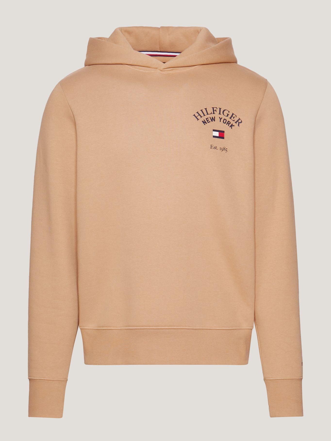 POLERÓN ARCHED VARSITY LOGO BEIGE TOMMY HILFIGER-4