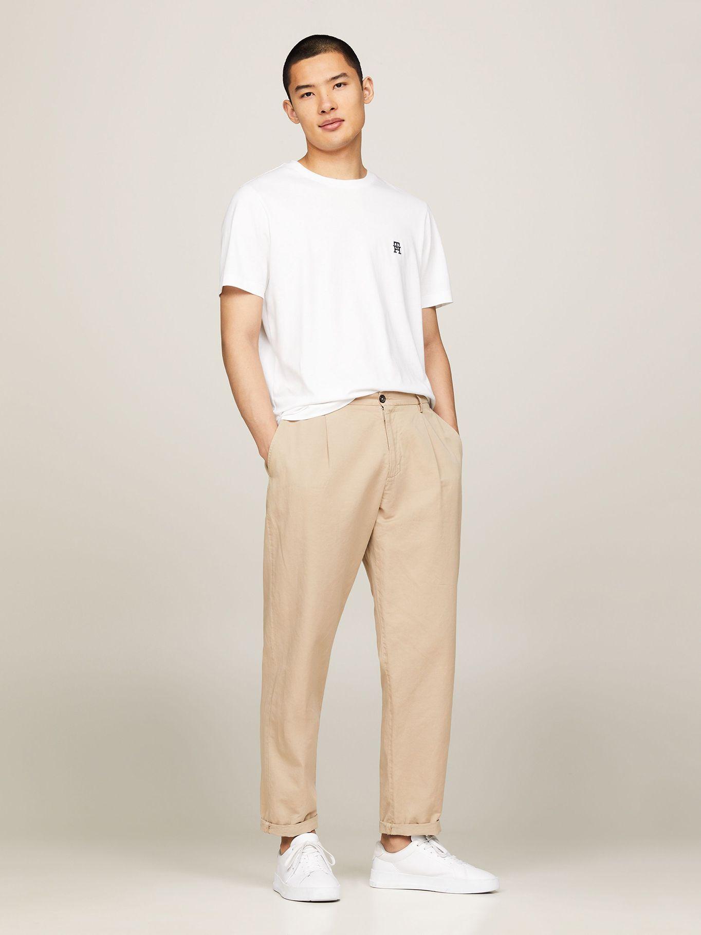 Polera Logo Monogram Regular Fit Blanco Tommy Hilfiger-1