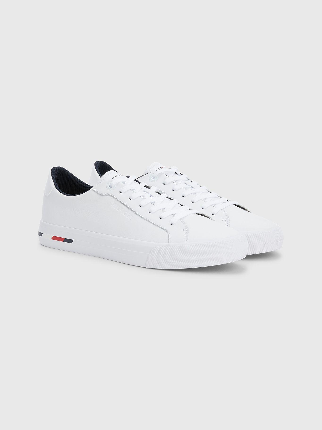 Zapatillas Modern De Cuero Blanco Tommy Hilfiger-0