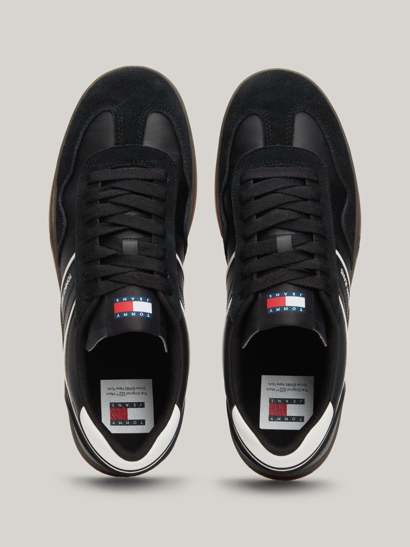 Zapatillas Cupsole Retro De Ante Negro Tommy Hilfiger-2