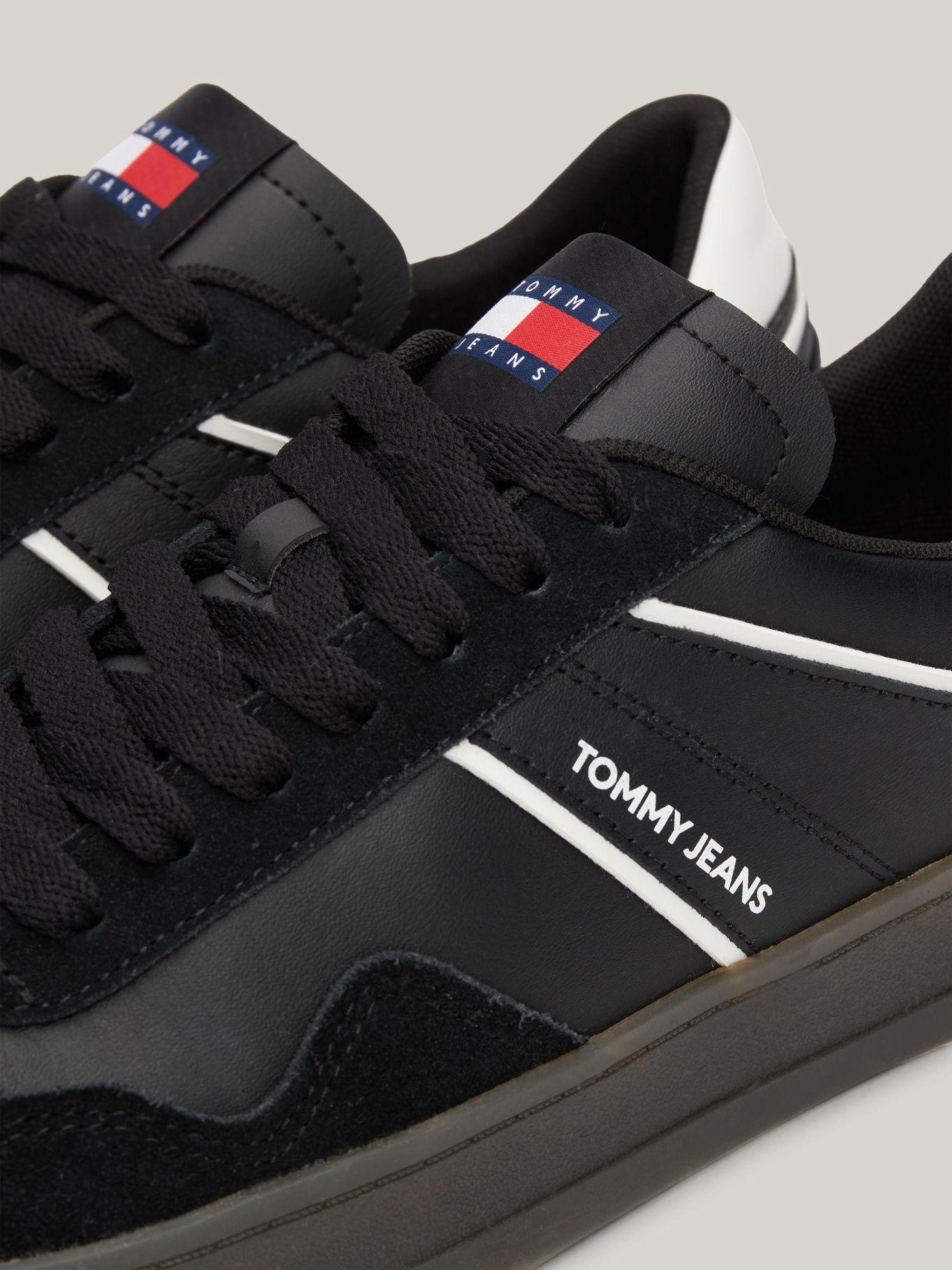 Zapatillas Cupsole Retro De Ante Negro Tommy Hilfiger-6