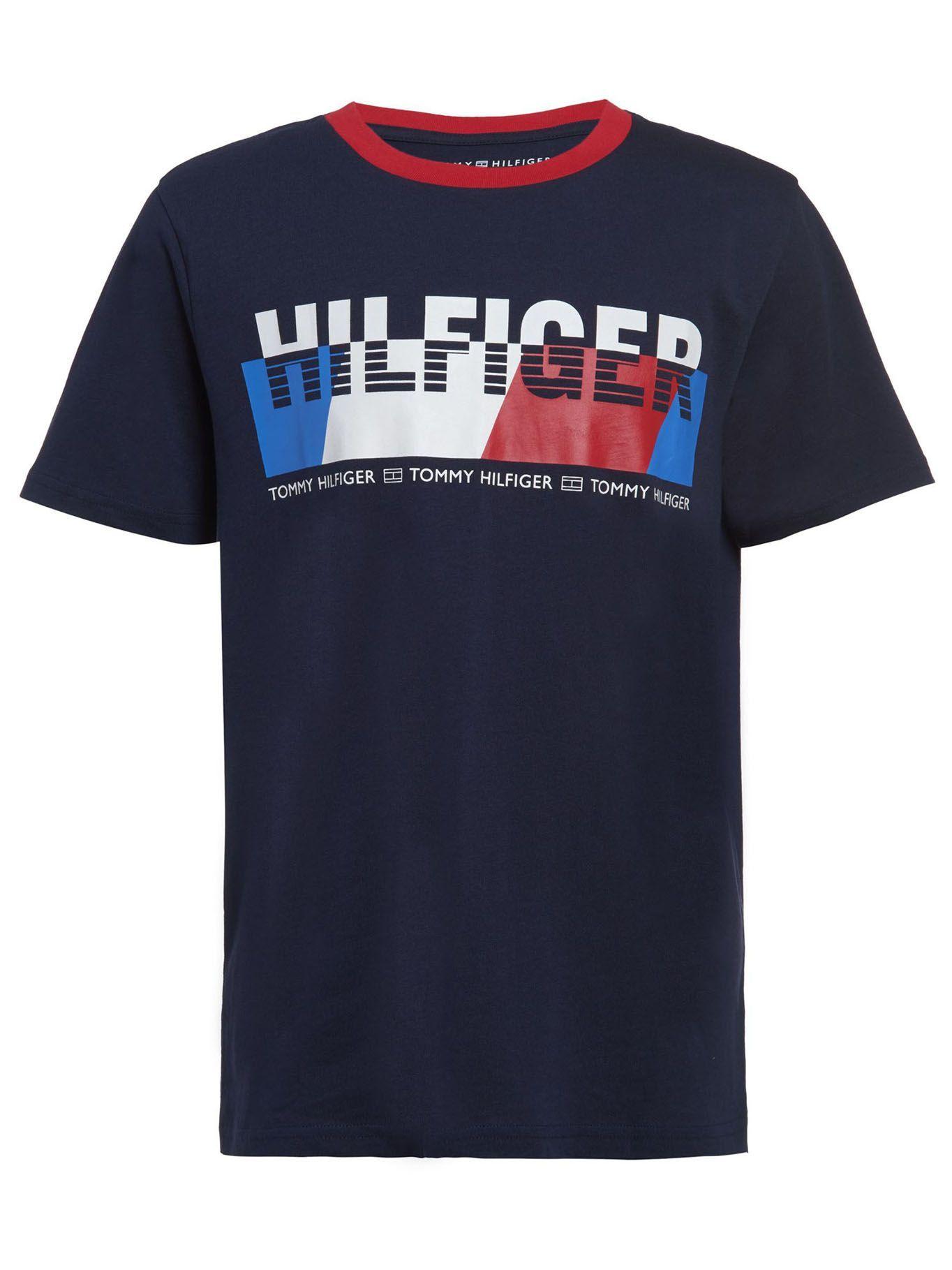 Polera Hilfiger Logo Azul Tommy Hilfiger-0