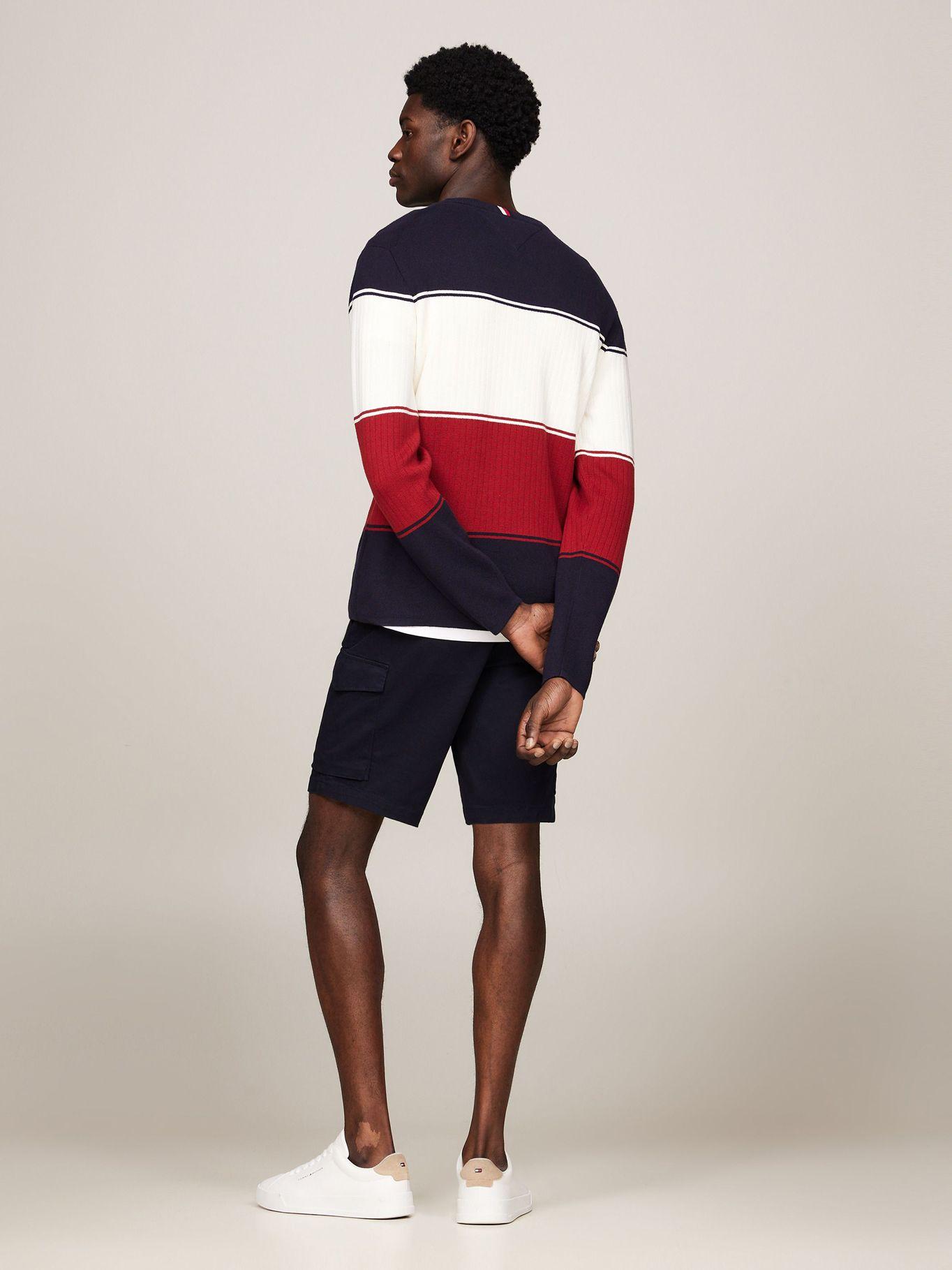Sweater Color Block Con Logo Multicolor Tommy Hilfiger-2