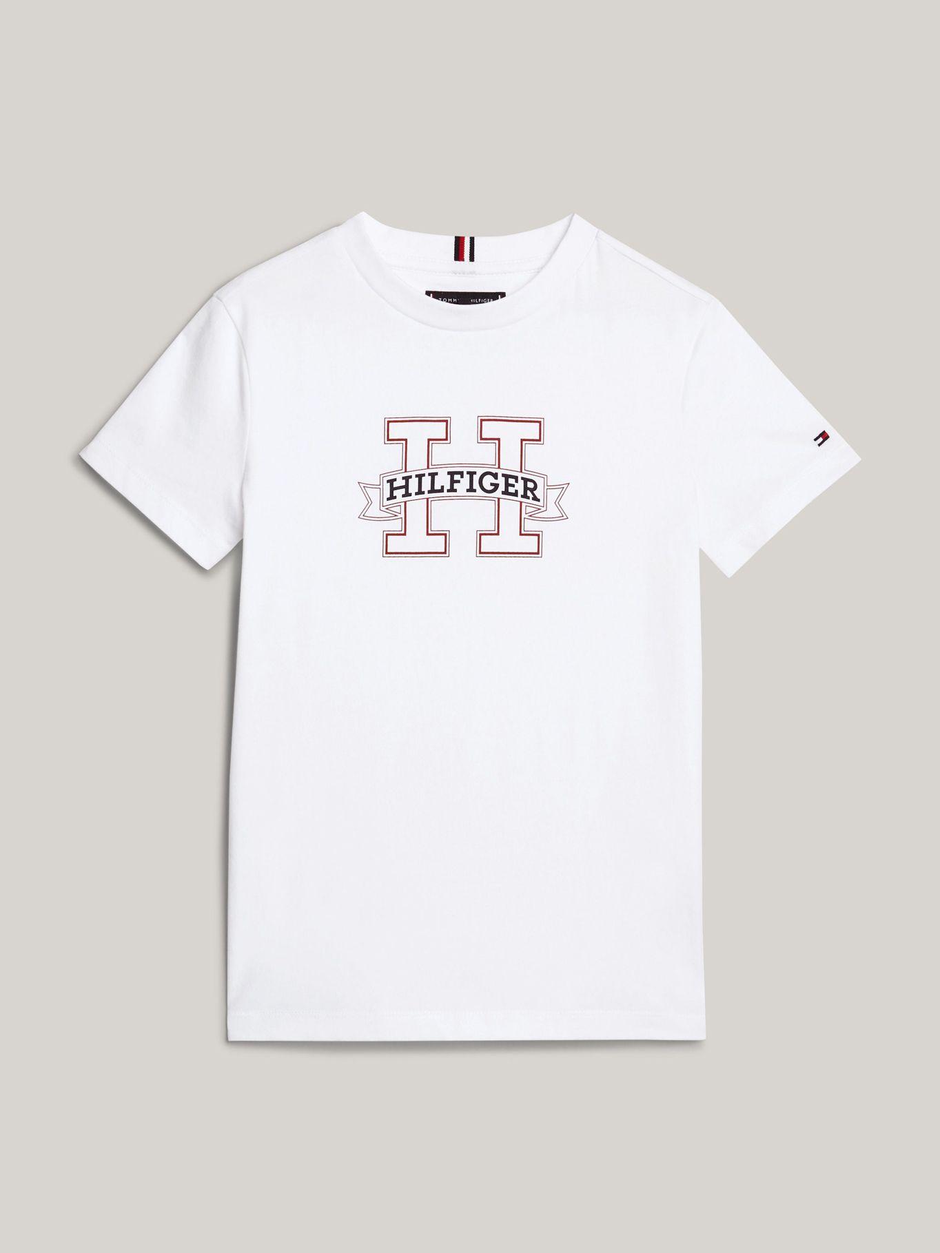 Polera Con Logo Del Monotype Blanco Tommy Hilfiger-4