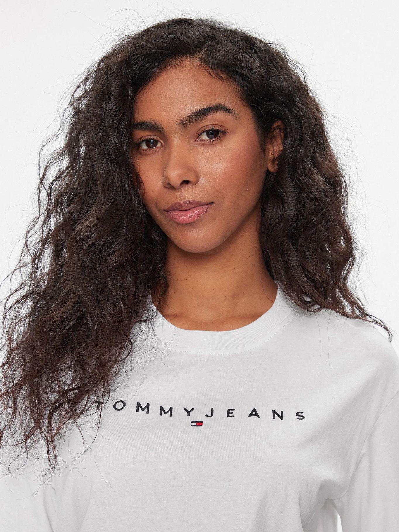 Polera Relaxed Logo Monotype Blanco Tommy Jeans-3