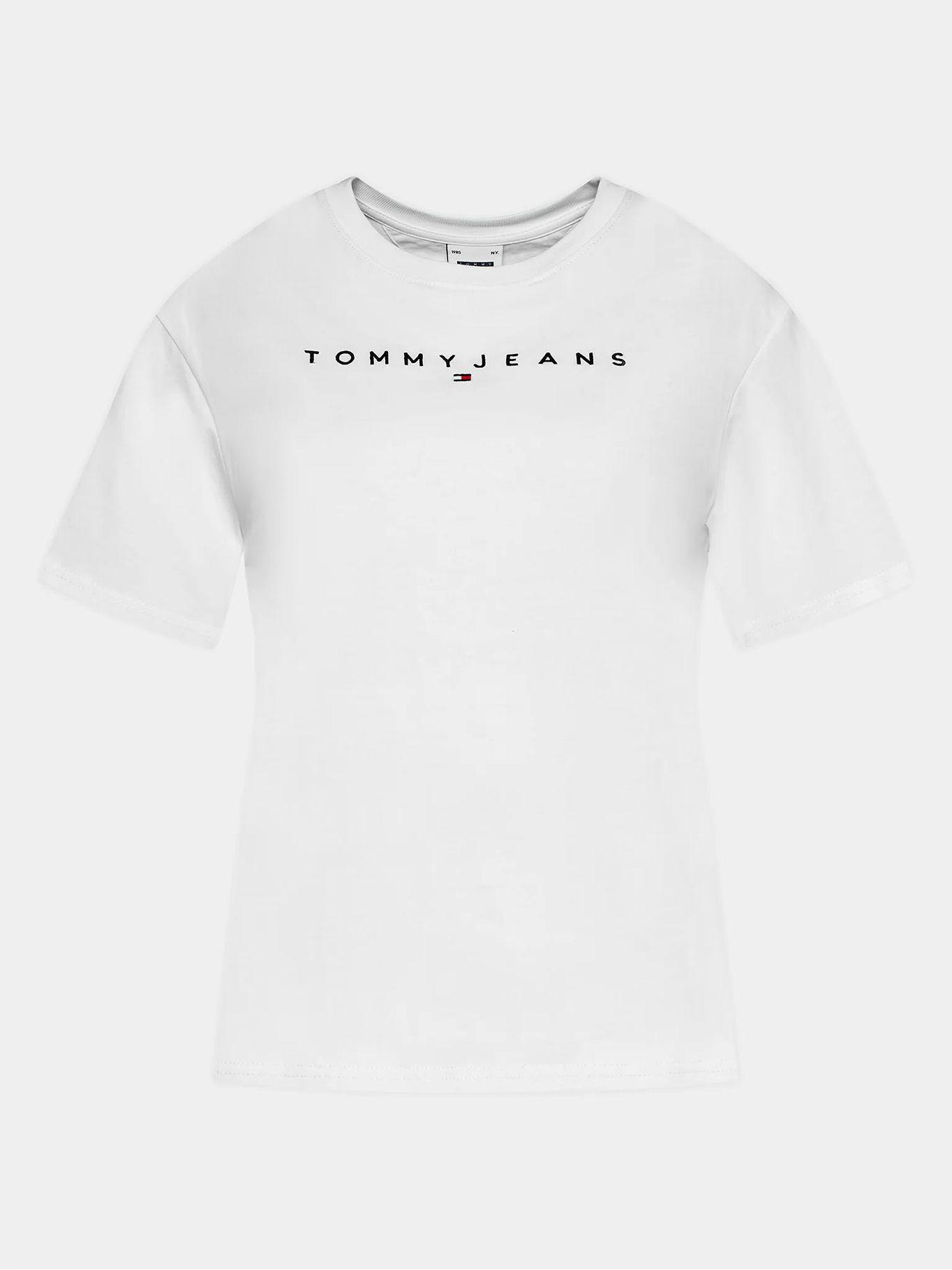 Polera Relaxed Logo Monotype Blanco Tommy Jeans-5