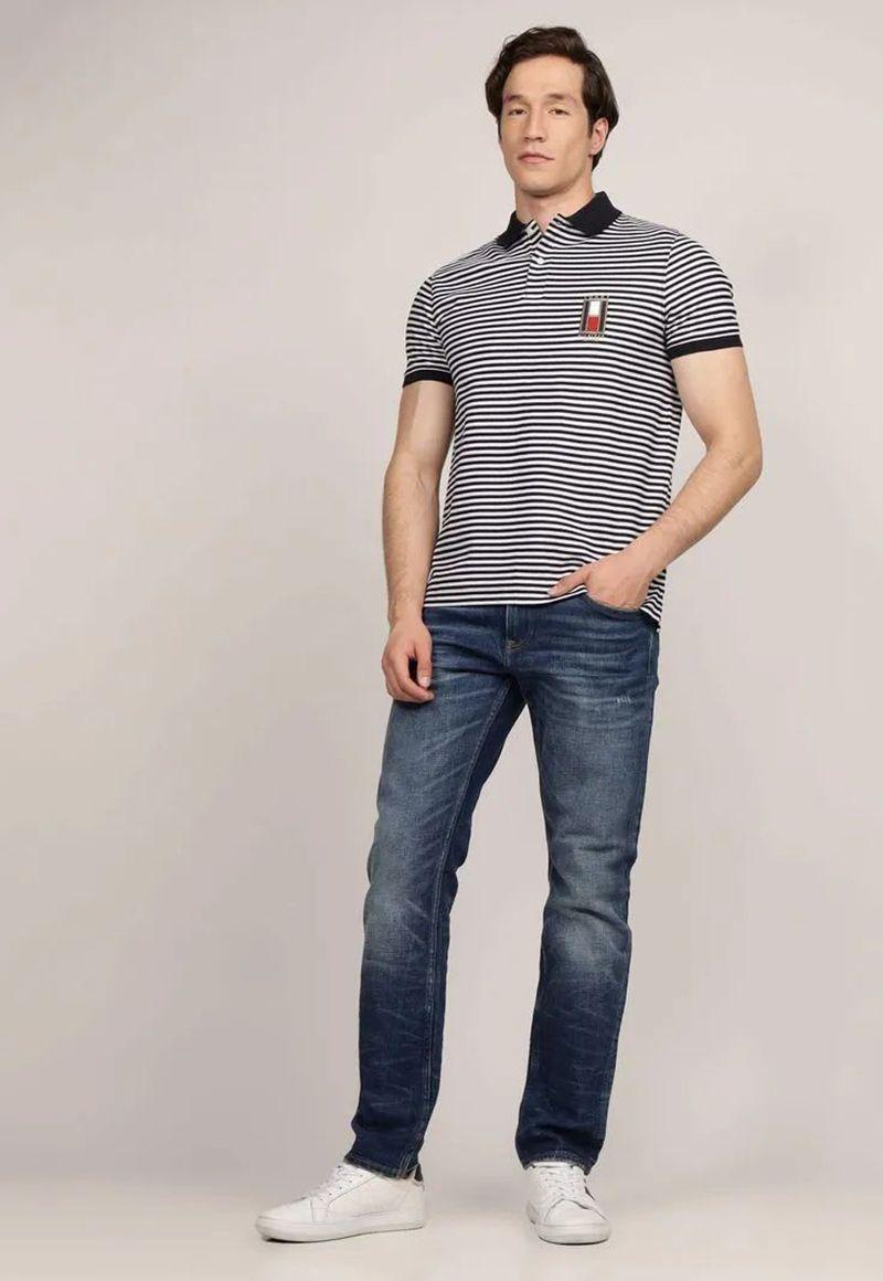 Polo Regular Logo Vertical Multicolor Tommy Hilfiger-1