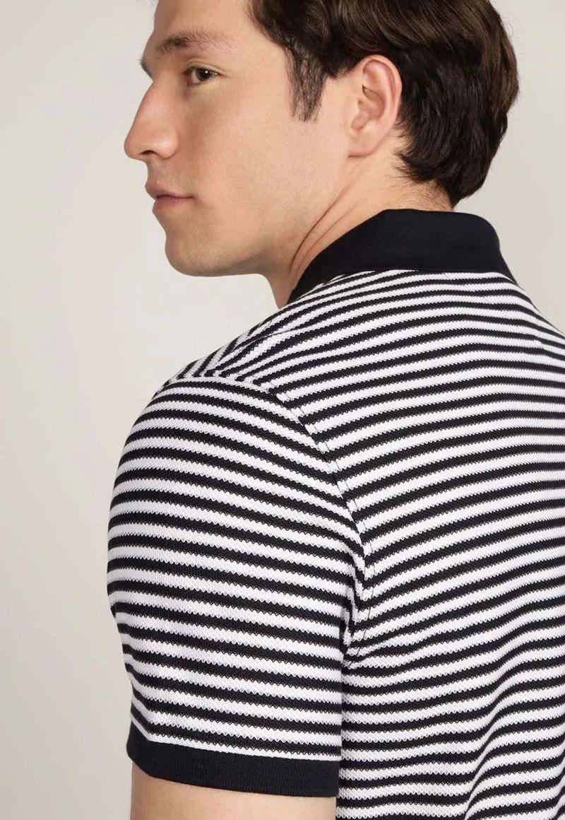 Polo Regular Logo Vertical Multicolor Tommy Hilfiger-4