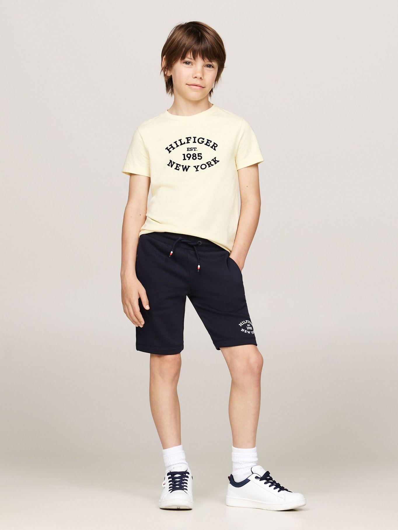 Polera Con Logo Aterciopelado Amarillo Tommy Hilfiger-1