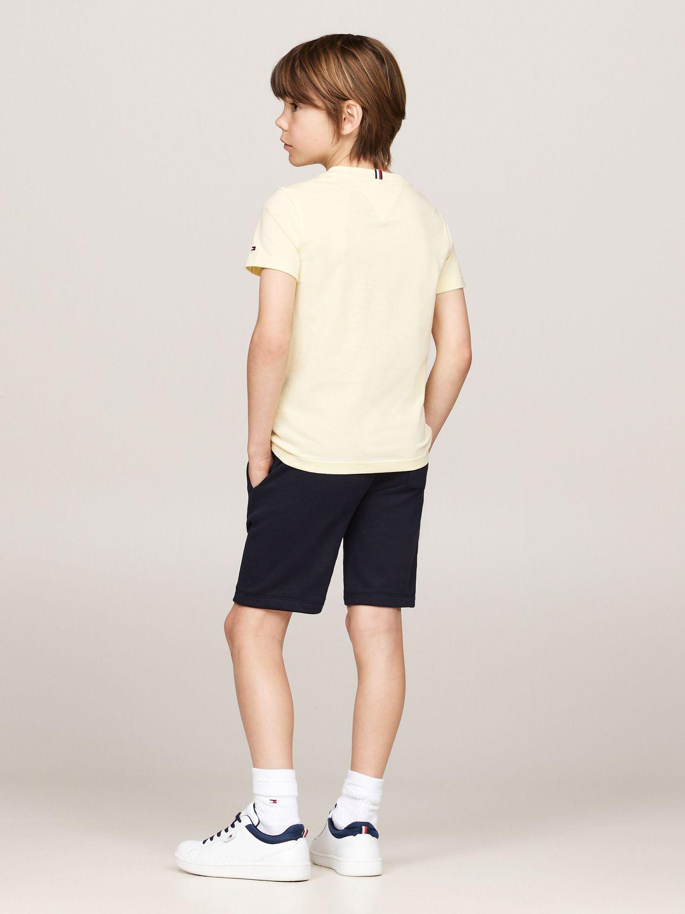 Polera Con Logo Aterciopelado Amarillo Tommy Hilfiger-2