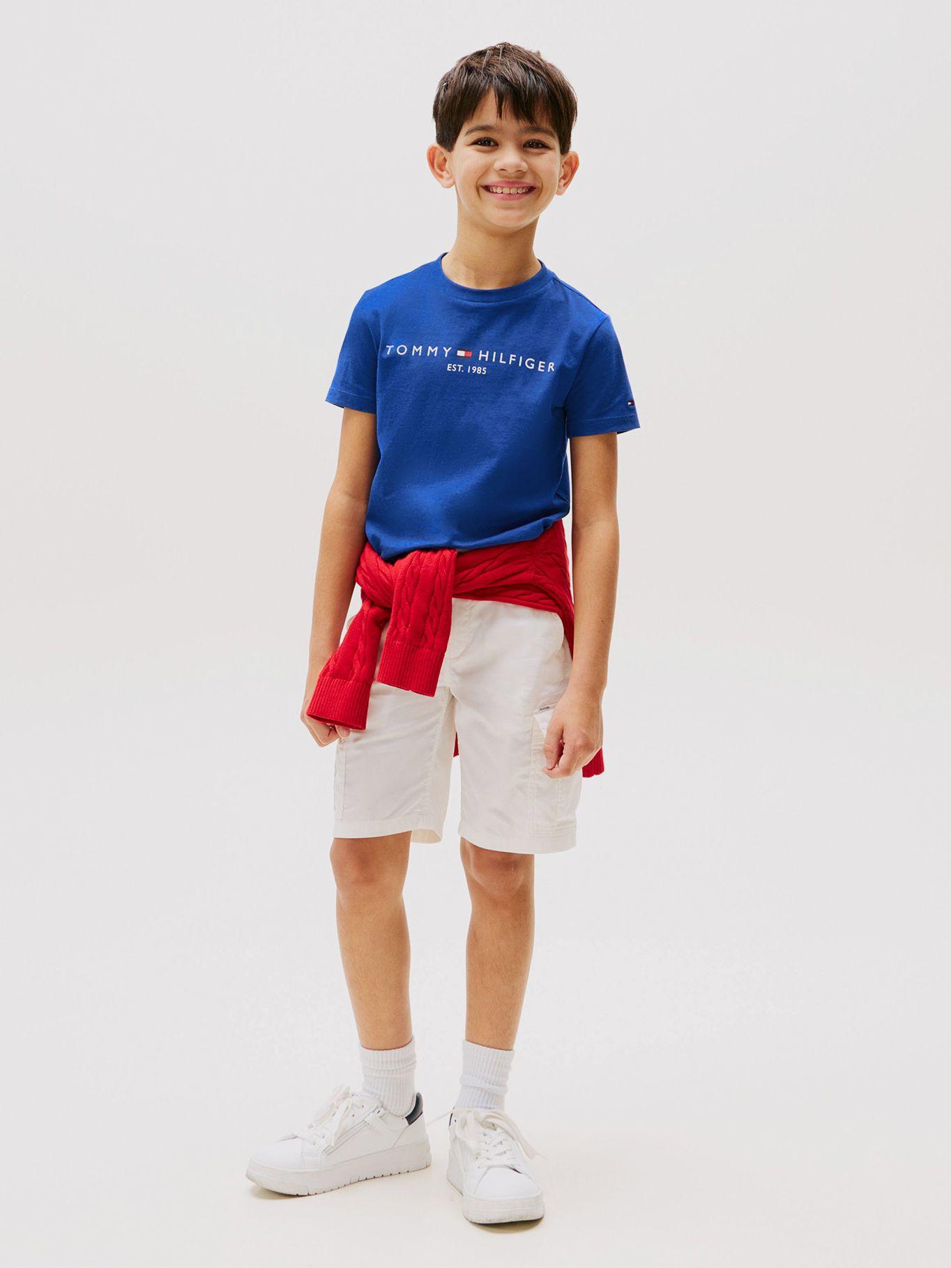 Polera Essential Con Logo Azul Tommy Hilfiger-1