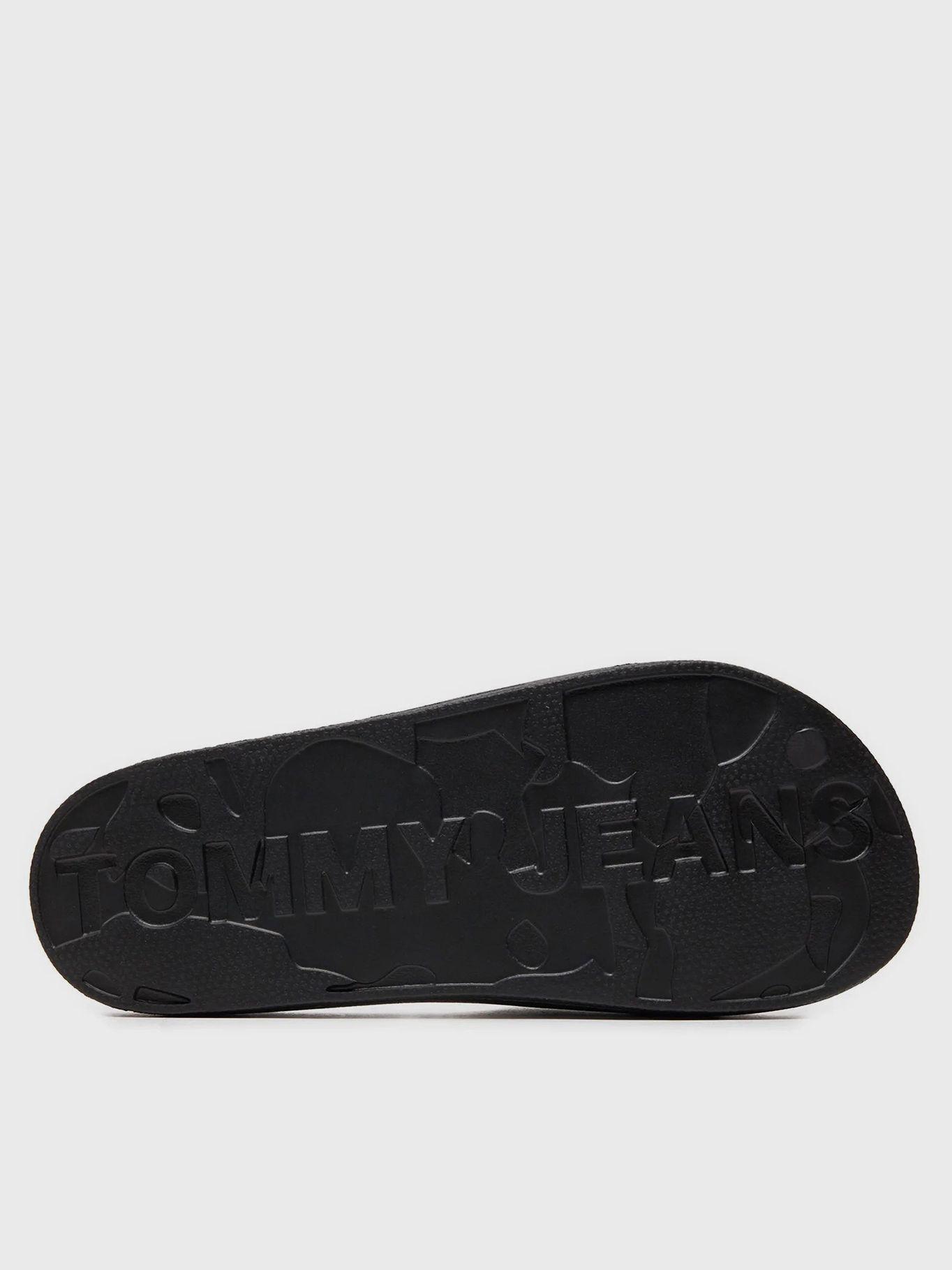 Sandalias De Piscina Con Logo Tj Negro Tommy Jeans-3