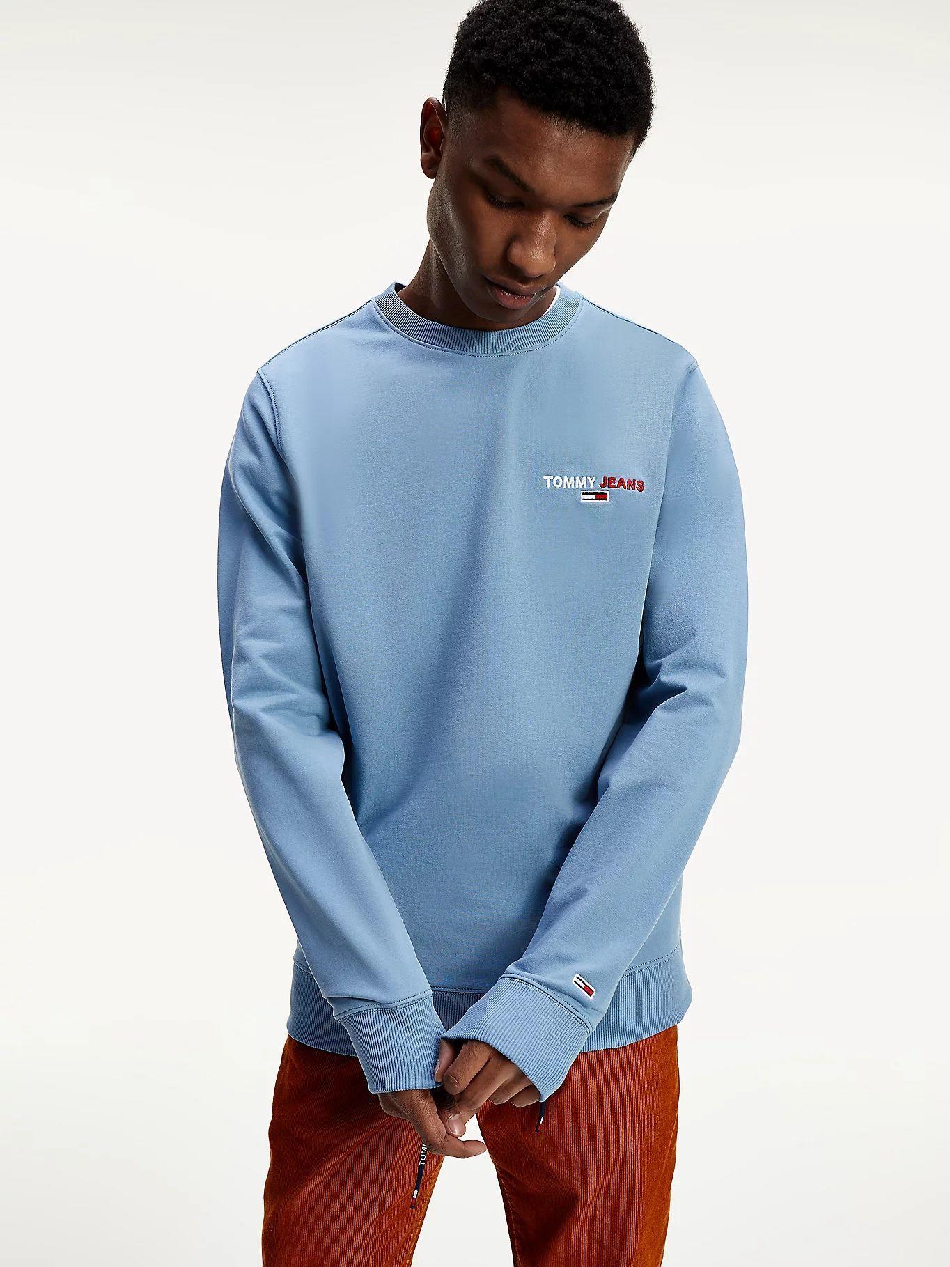 Polerón Organic Cotton Graphic Celeste Tommy Hilfiger-0