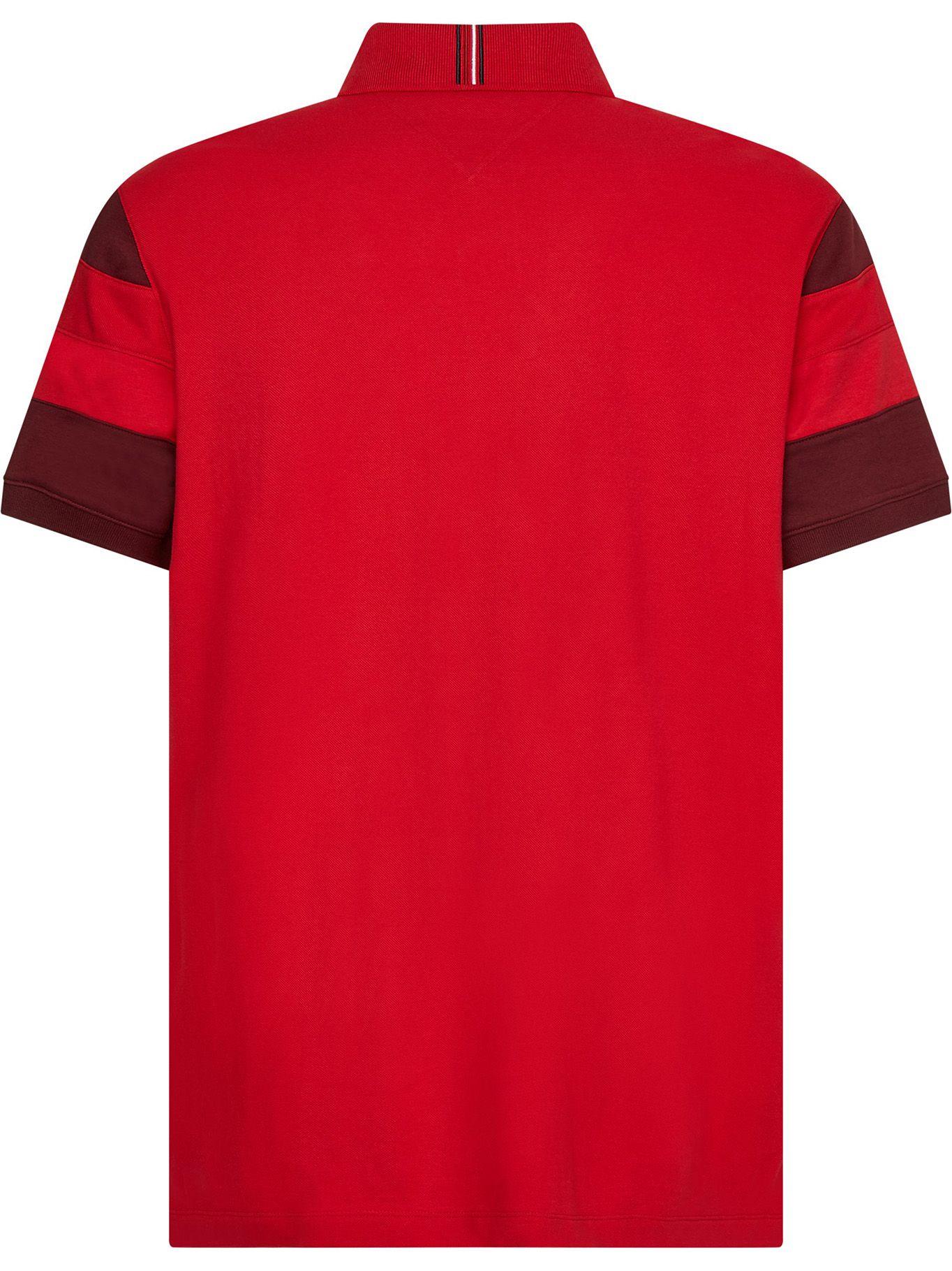 Polo Heritage Sleeve Detail Rojo Tommy Hilfiger-1
