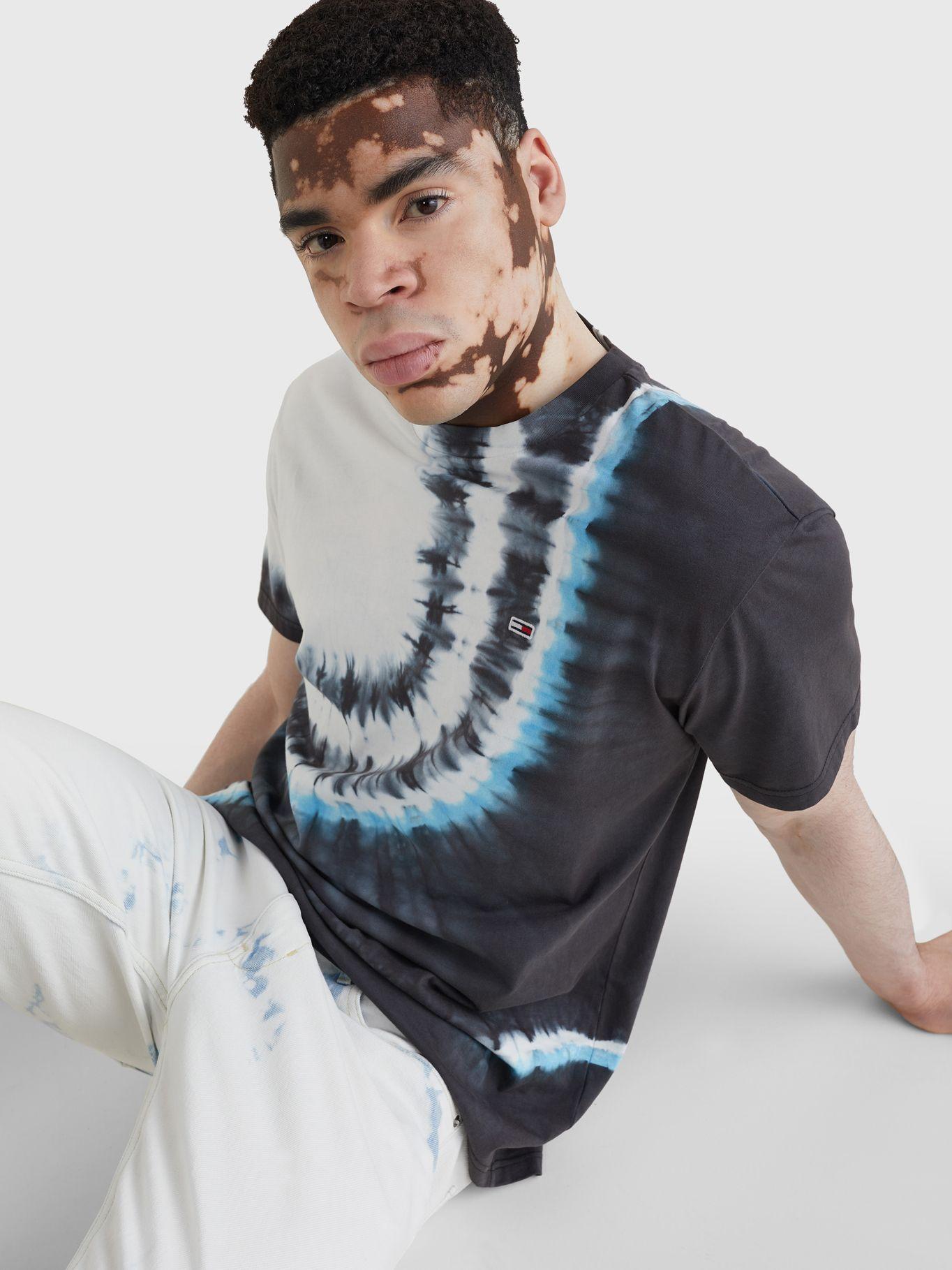 Polera Tie Dye Mix Logo Negro Tommy Hilfiger-2