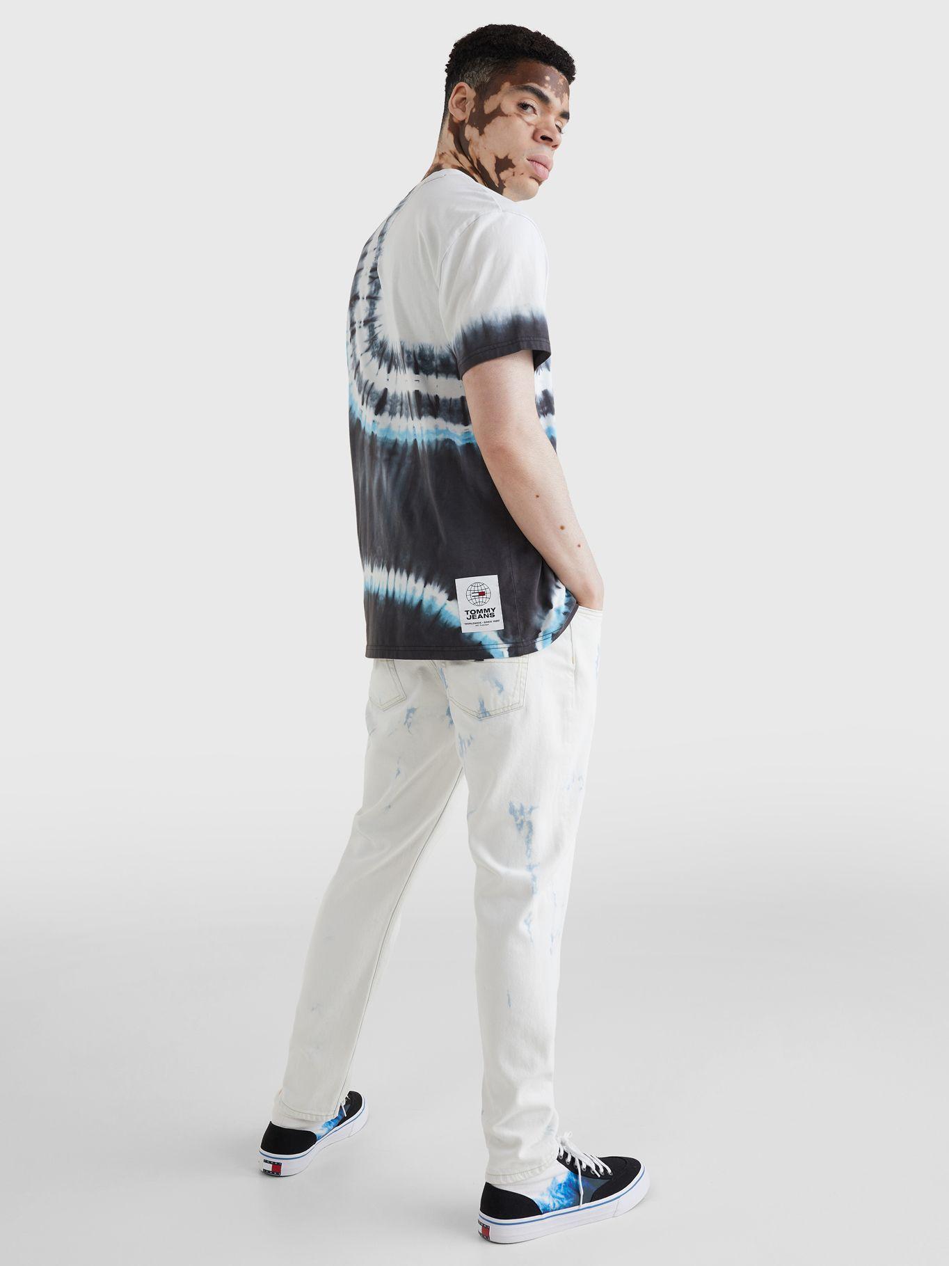 Polera Tie Dye Mix Logo Negro Tommy Hilfiger-1