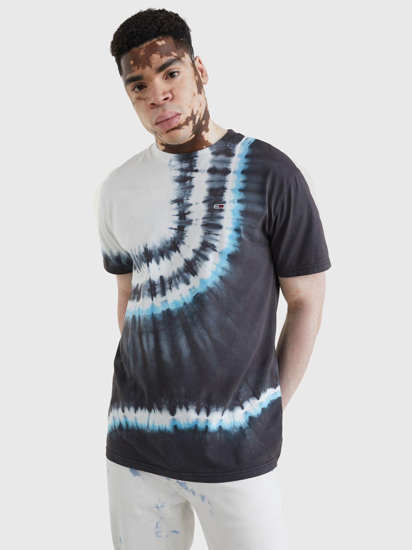 Polera Tie Dye Mix Logo Negro Tommy Hilfiger-0