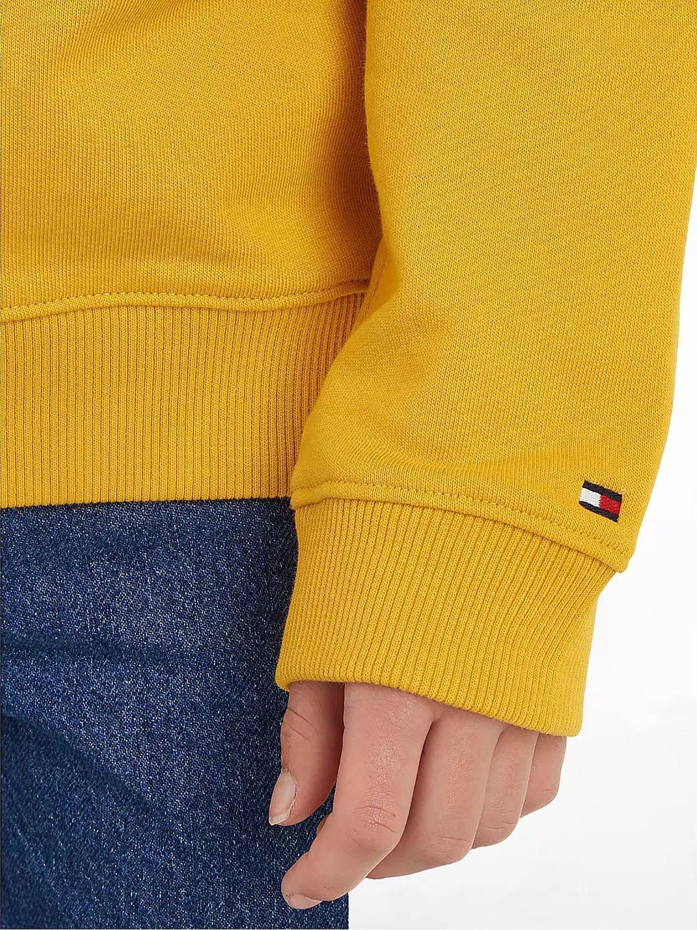 Polerón Essential Con Logo Amarillo Tommy Hilfiger-2
