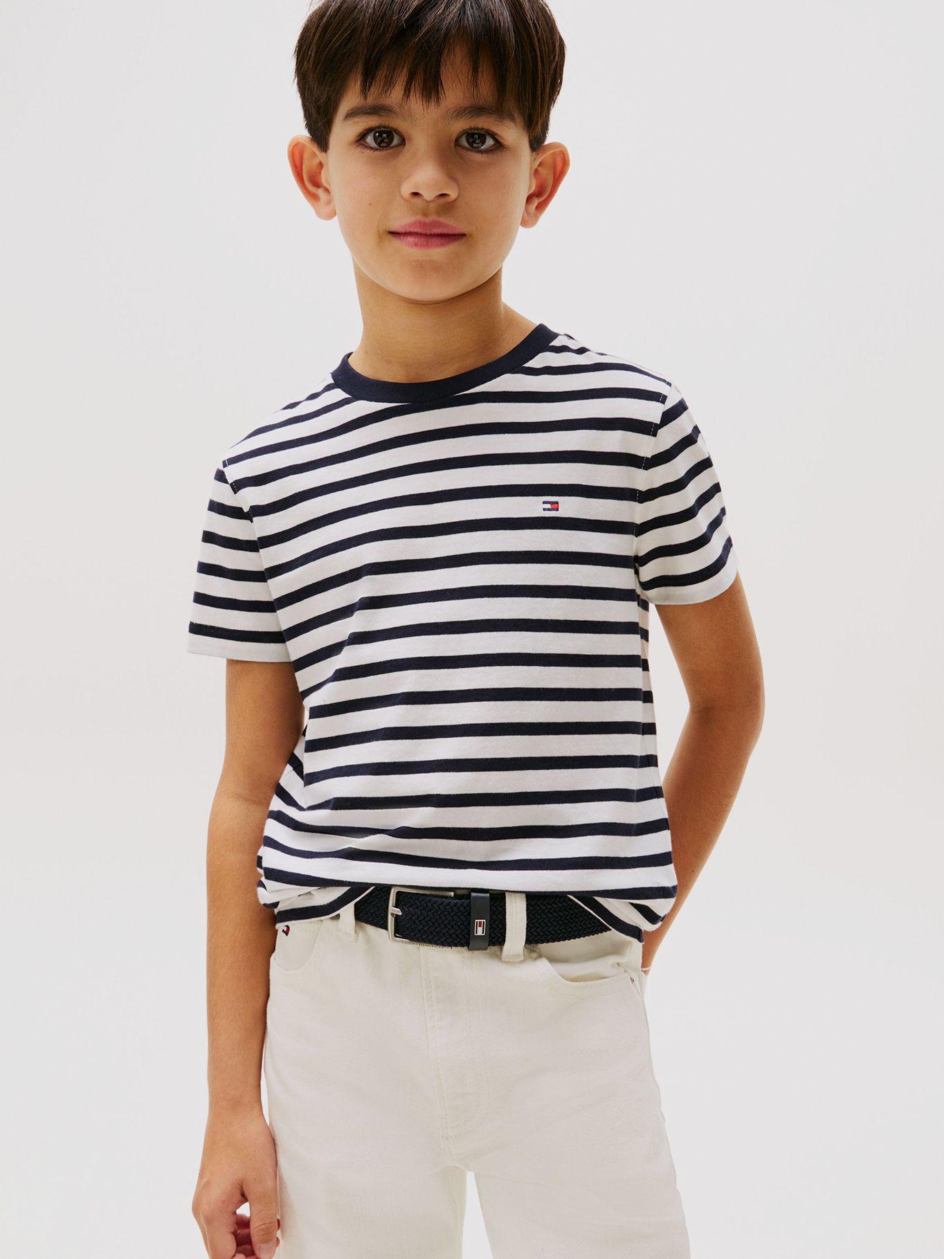 Polera Essential De Cuello Redondo Azul Tommy Hilfiger-0