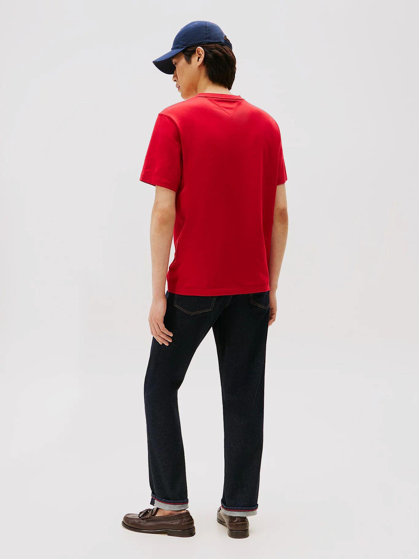 Polera Essential Cotton Regular XLD Rojo Tommy Hilfiger-2