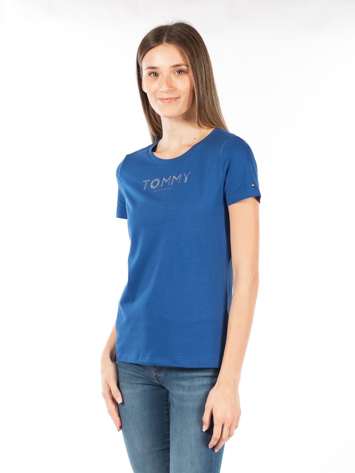 Polera Essential Bling Logo Azul Tommy Hilfiger-0
